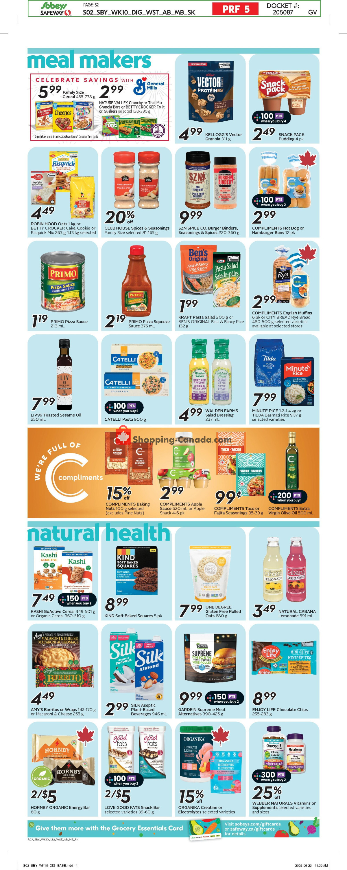 Safeway flyer from Thursday July 2, 2026 to Wednesday July 8, 2026 - page 10