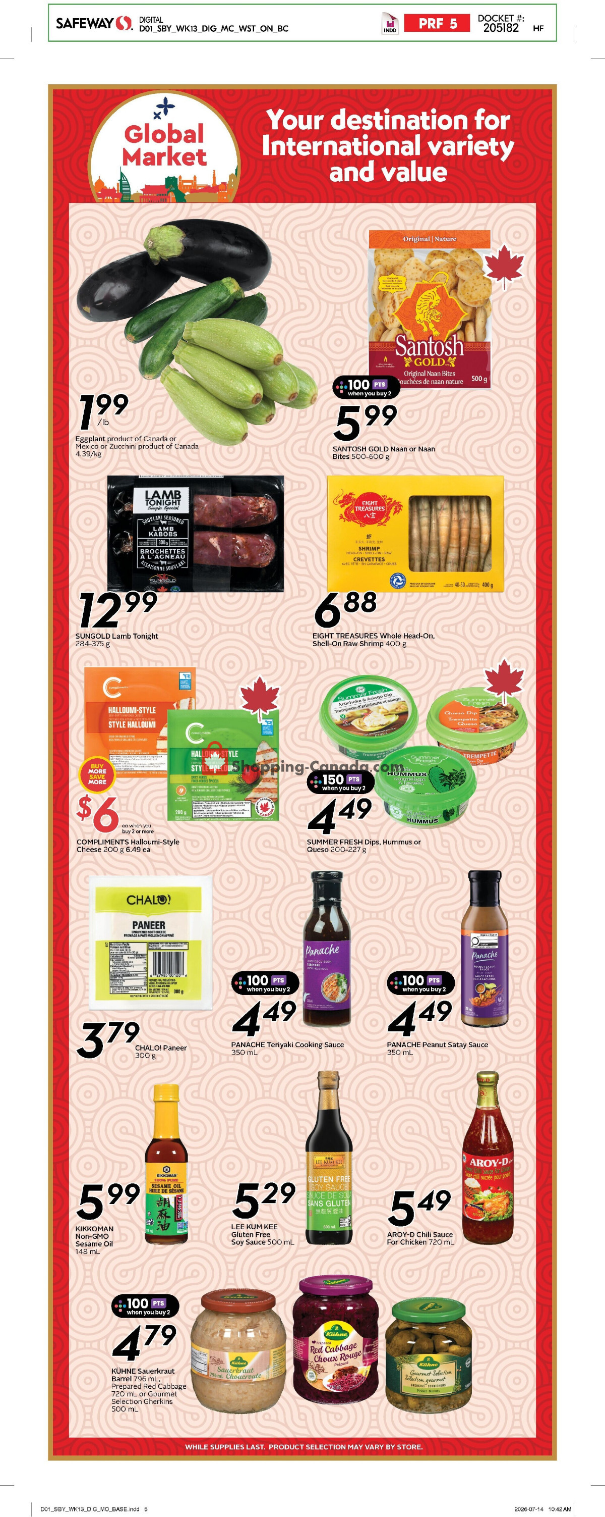Safeway flyer from Thursday July 23, 2026 to Wednesday July 29, 2026 - page 14