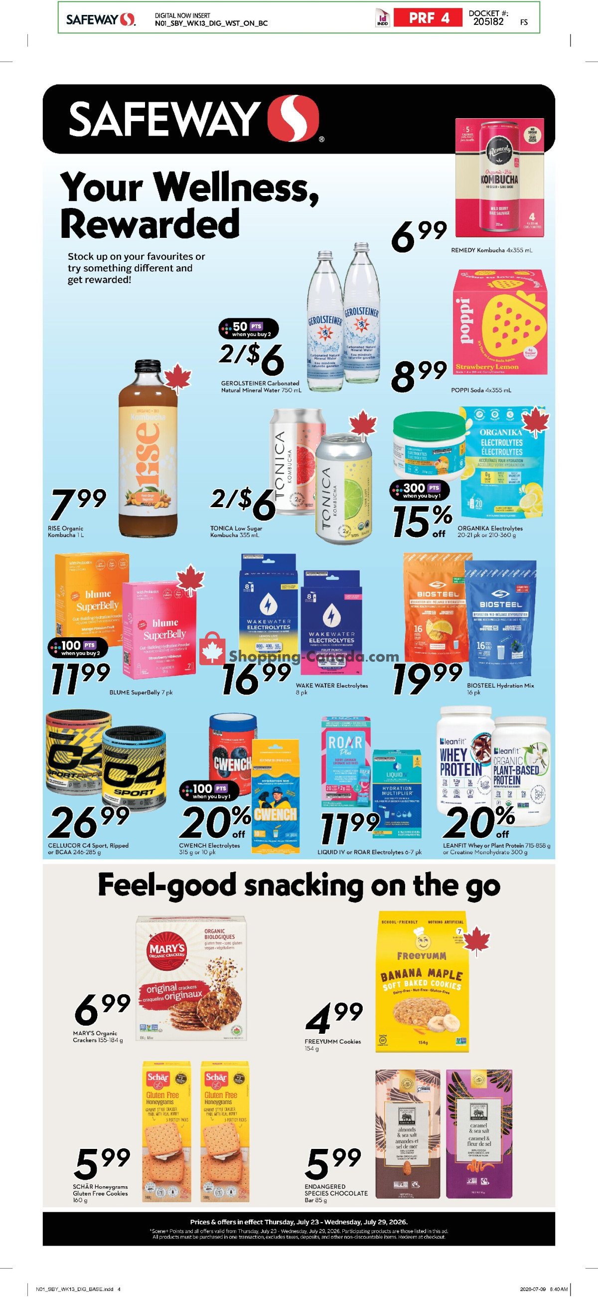 Safeway flyer from Thursday July 23, 2026 to Wednesday July 29, 2026 - page 21