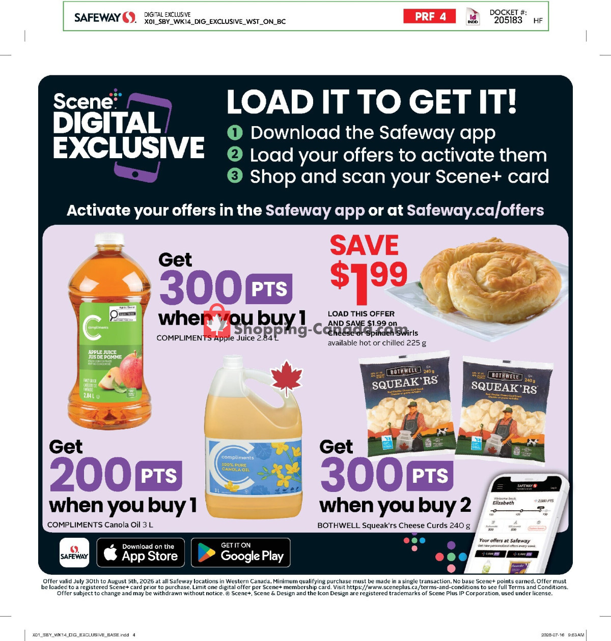 Safeway flyer from Thursday July 30, 2026 to Wednesday August 5, 2026 - page 12
