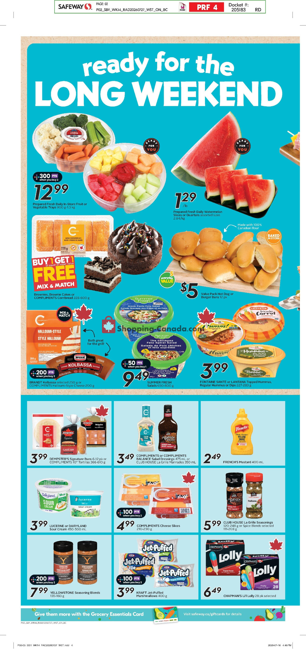 Safeway flyer from Thursday July 30, 2026 to Wednesday August 5, 2026 - page 4