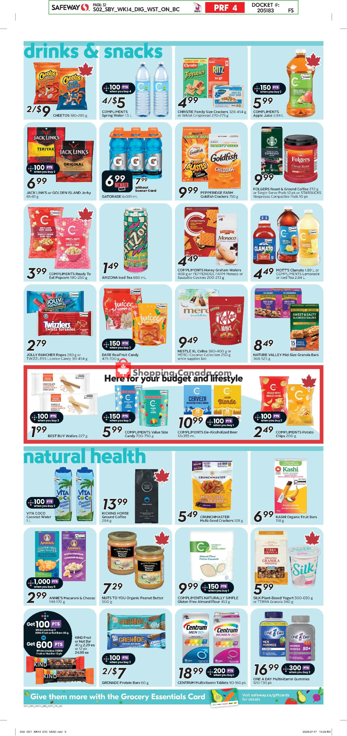 Safeway flyer from Thursday July 30, 2026 to Wednesday August 5, 2026 - page 9
