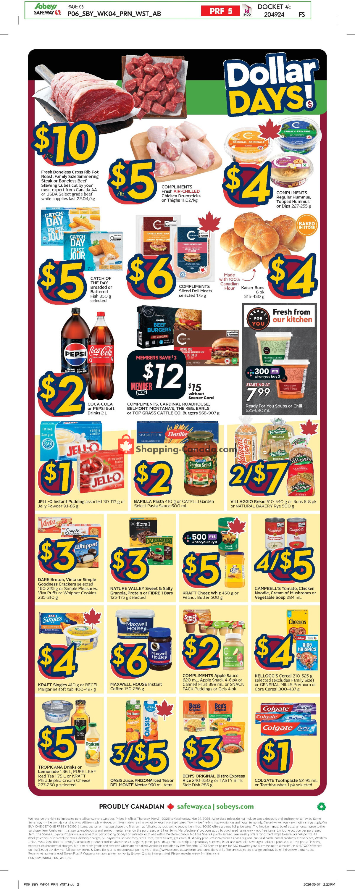 Safeway flyer from Thursday May 21, 2026 to Wednesday May 27, 2026 - page 4