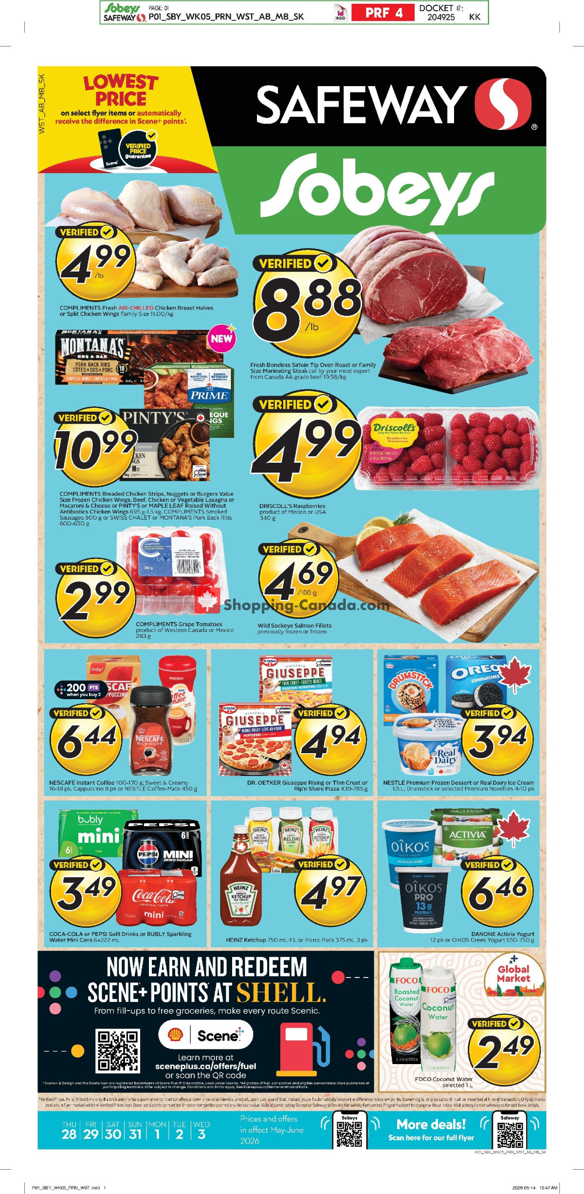 Safeway flyer from Thursday May 28, 2026 to Wednesday June 3, 2026 - page 22