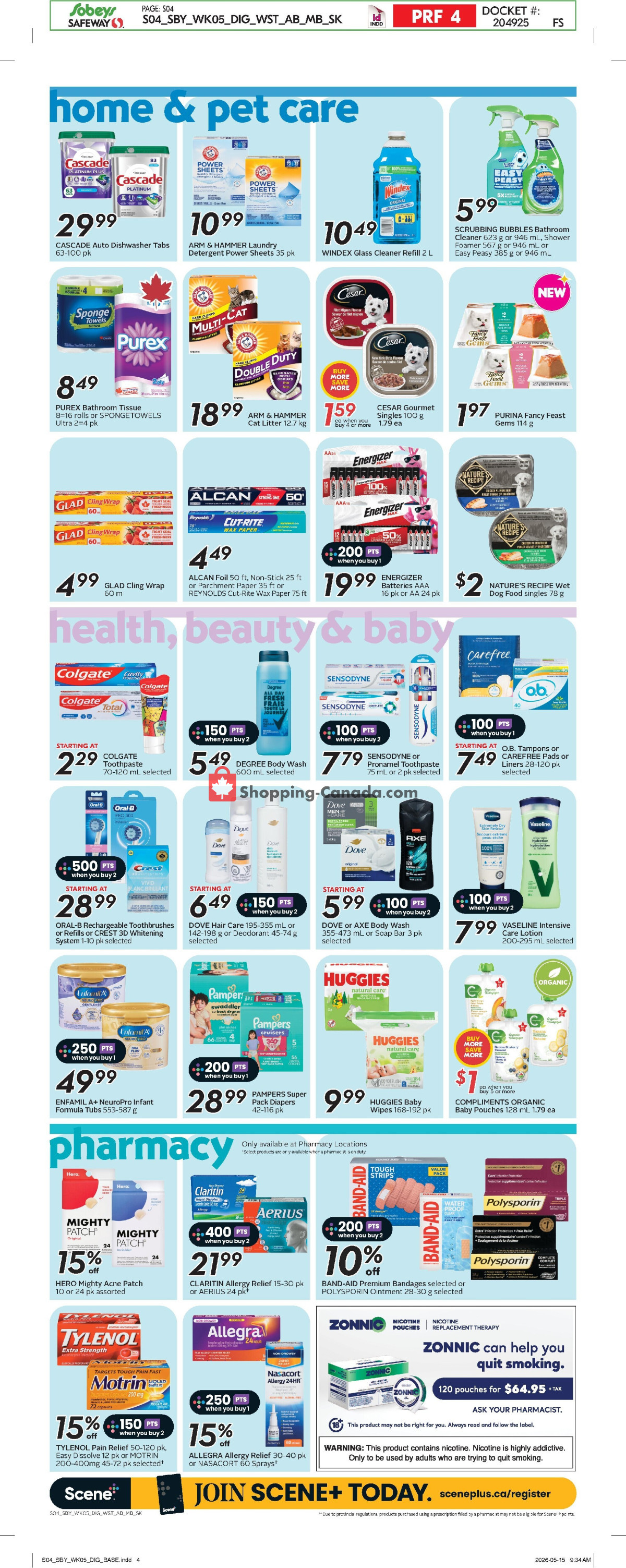 Safeway flyer from Thursday May 28, 2026 to Wednesday June 3, 2026 - page 34