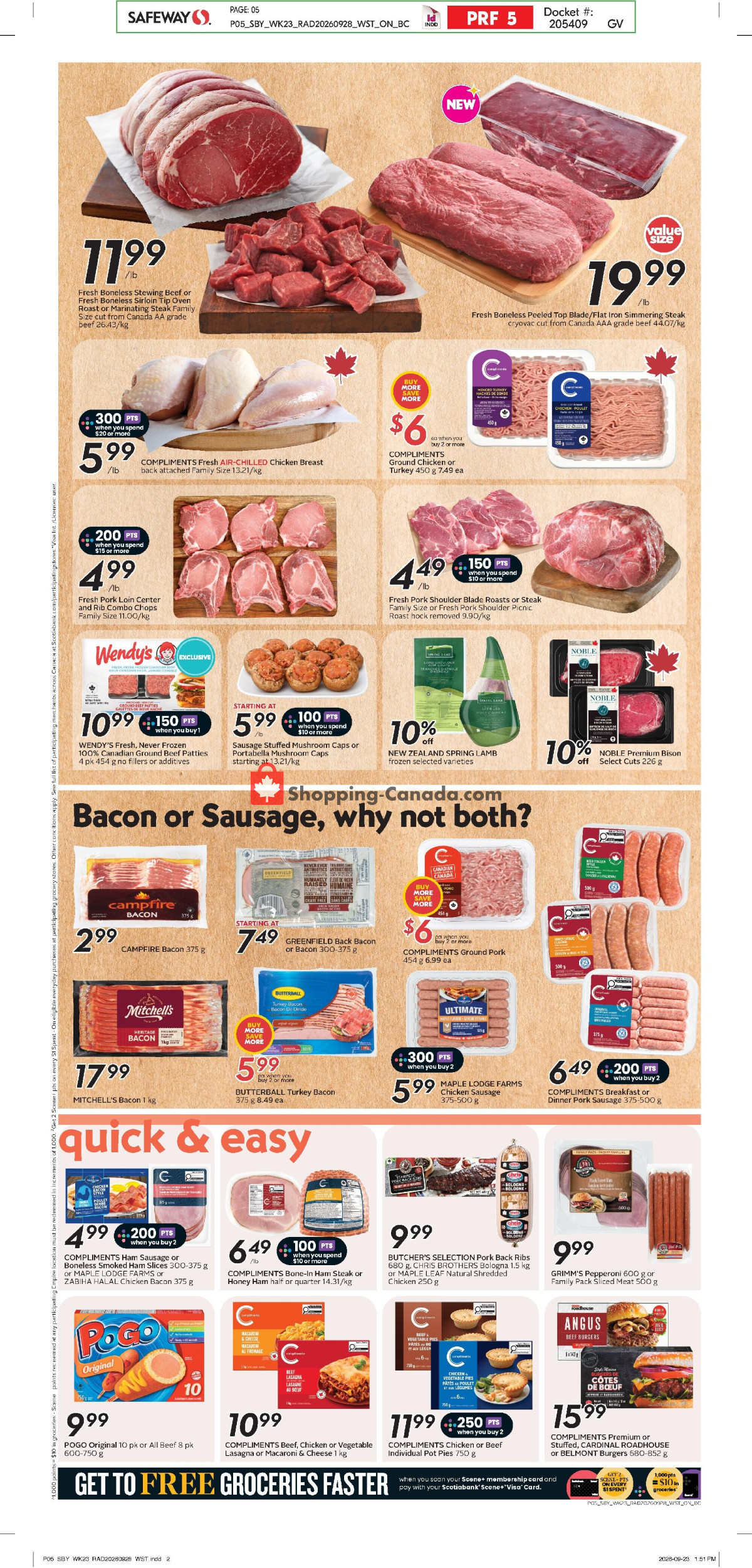 Safeway flyer from Thursday October 1, 2026 to Wednesday October 7, 2026 - page 7