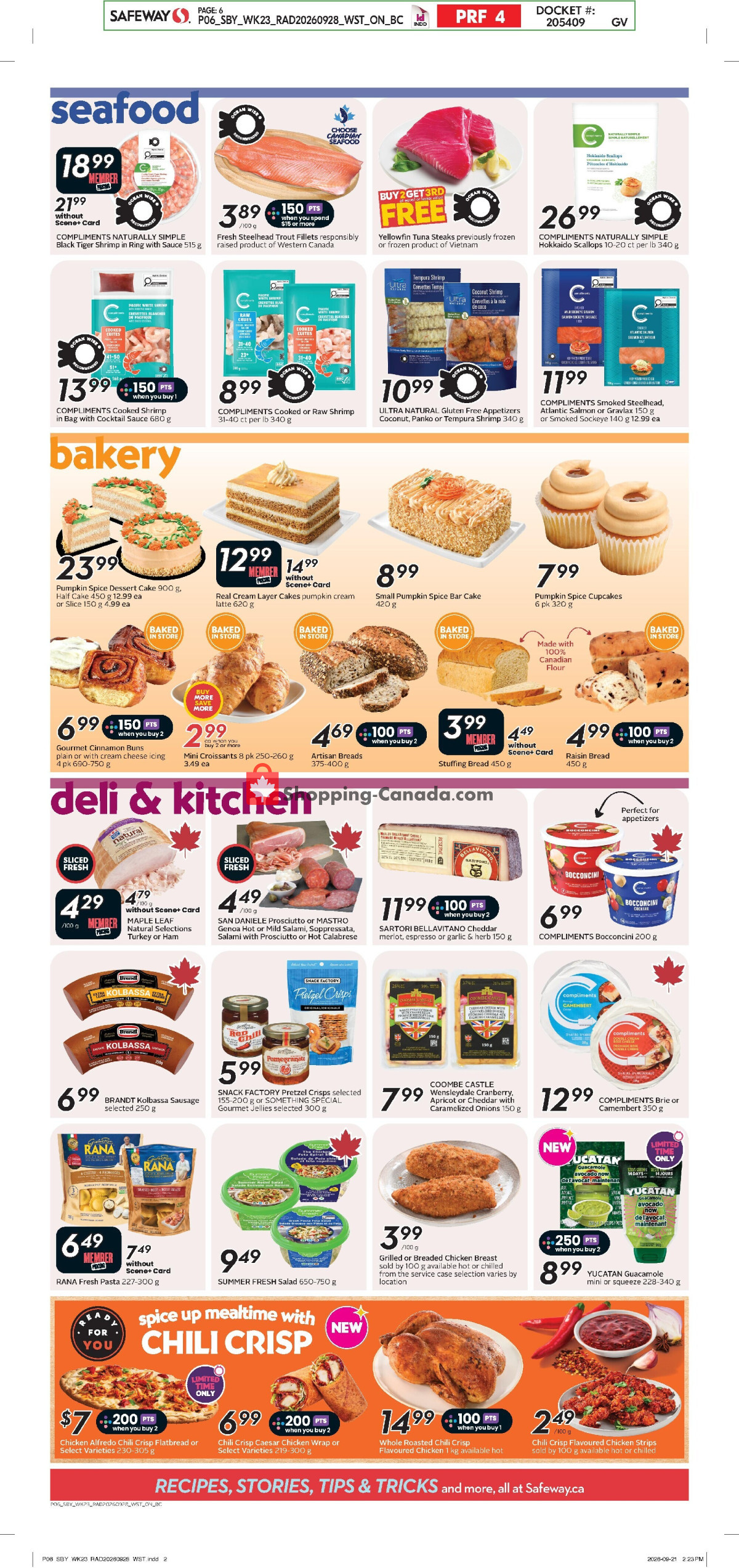 Safeway flyer from Thursday October 1, 2026 to Wednesday October 7, 2026 - page 8