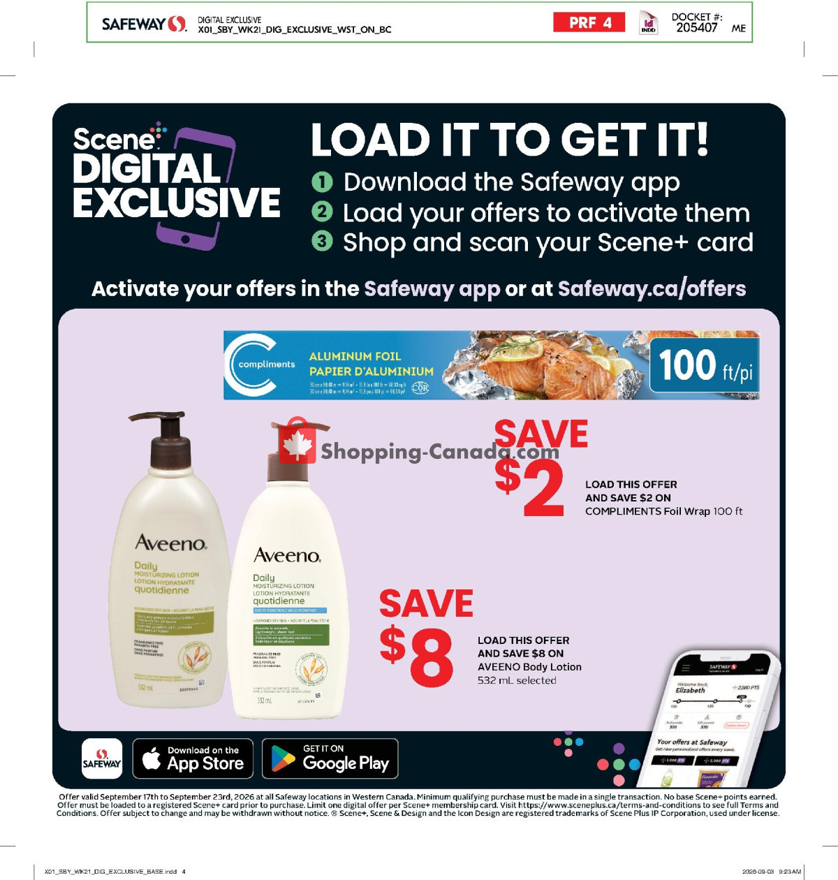 Safeway flyer from Thursday September 17, 2026 to Wednesday September 23, 2026 - page 12