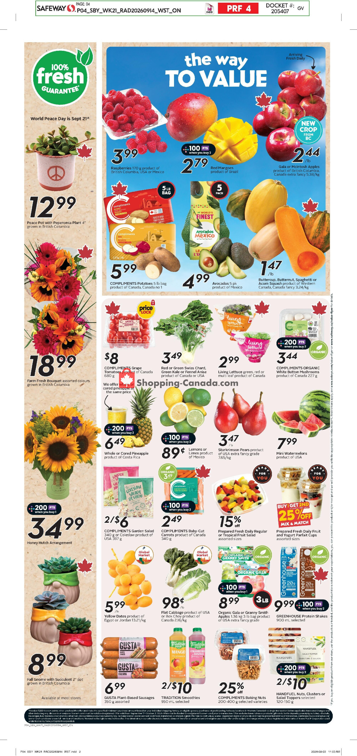 Safeway flyer from Thursday September 17, 2026 to Wednesday September 23, 2026 - page 6