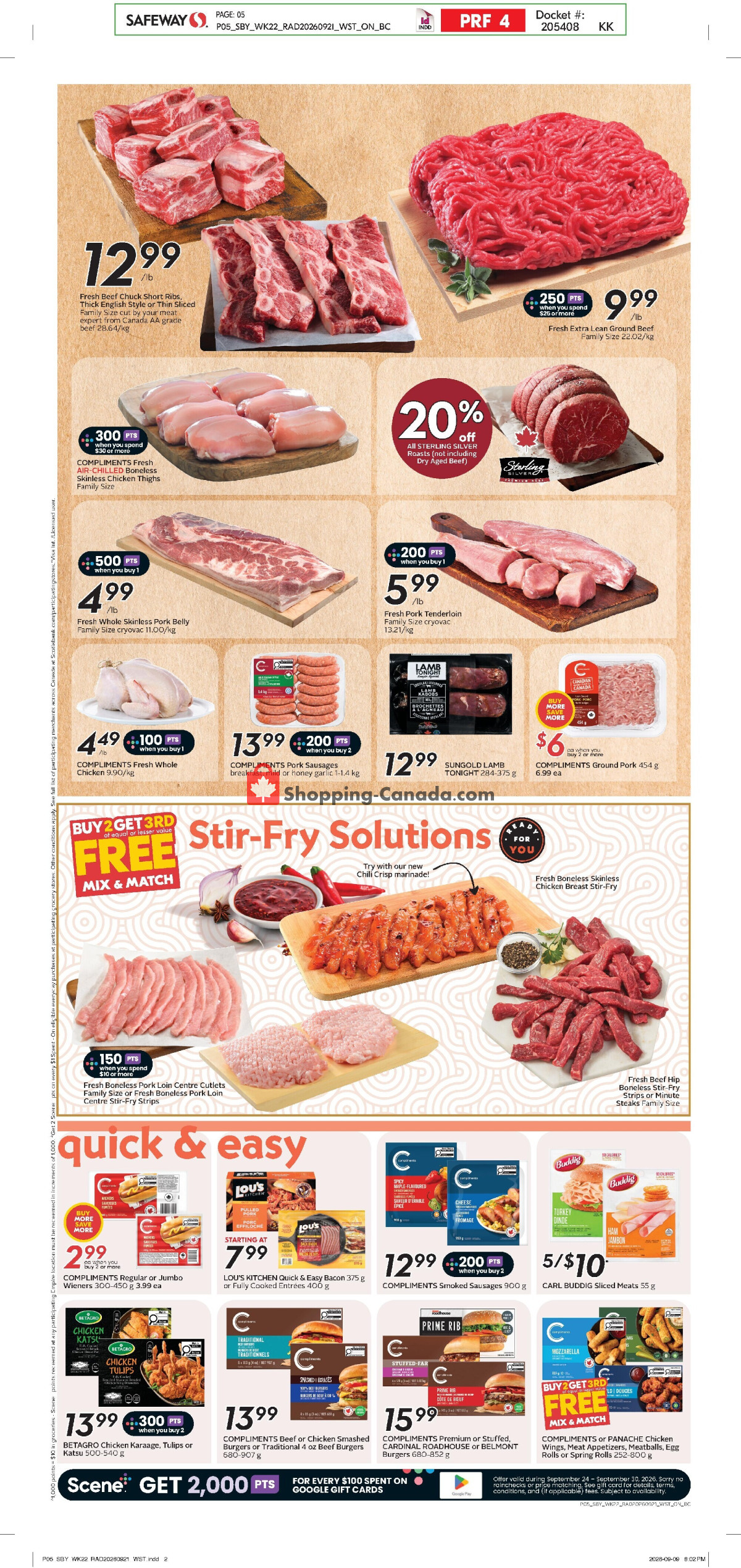 Safeway flyer from Thursday September 24, 2026 to Wednesday September 30, 2026 - page 7