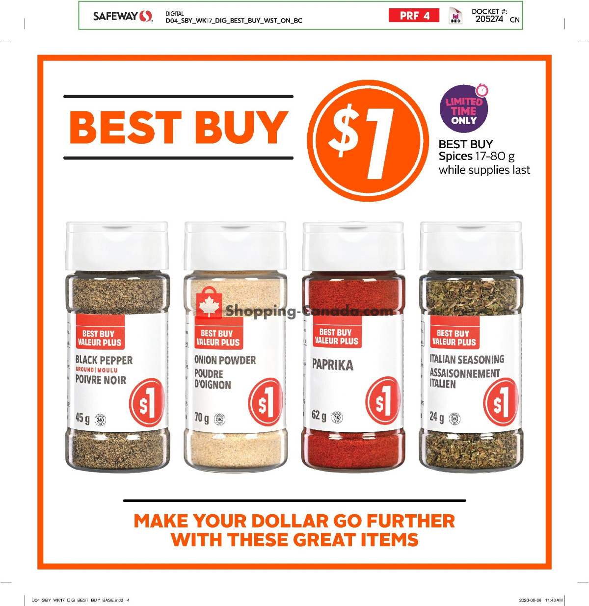 Safeway flyer from Thursday August 20, 2026 to Wednesday August 26, 2026 - page 16