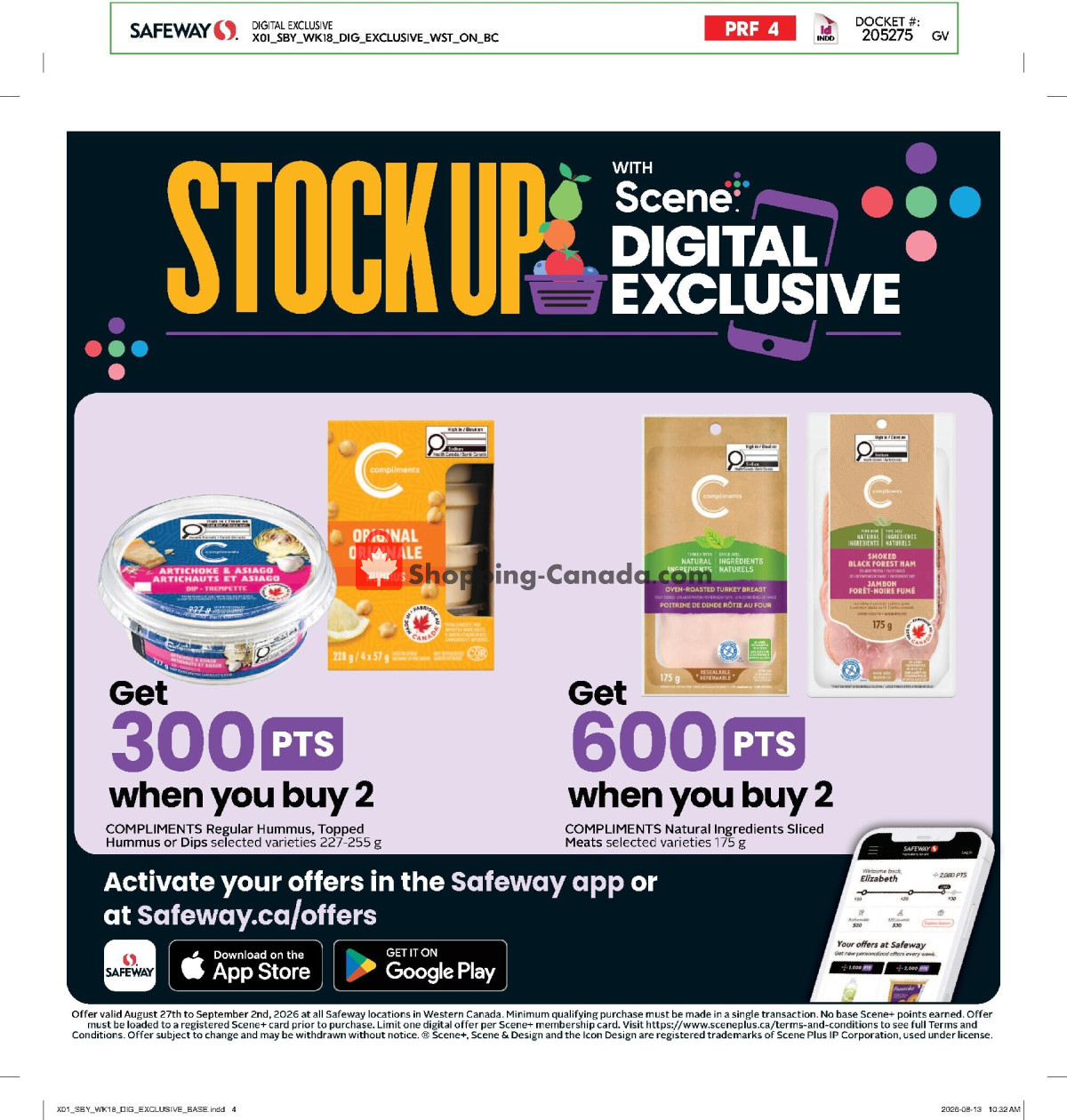 Safeway flyer from Thursday August 27, 2026 to Wednesday September 2, 2026 - page 13