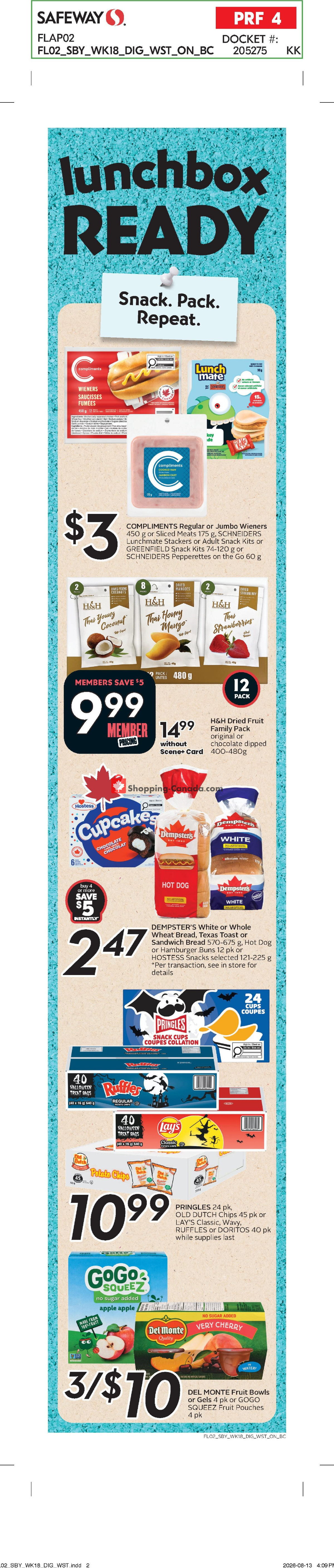 Safeway flyer from Thursday August 27, 2026 to Wednesday September 2, 2026 - page 3