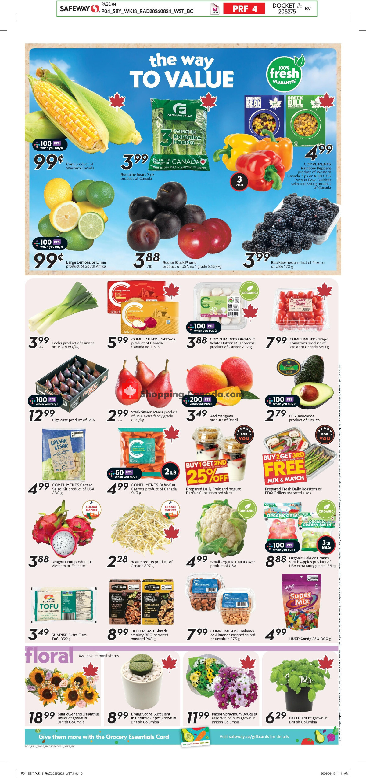 Safeway flyer from Thursday August 27, 2026 to Wednesday September 2, 2026 - page 7