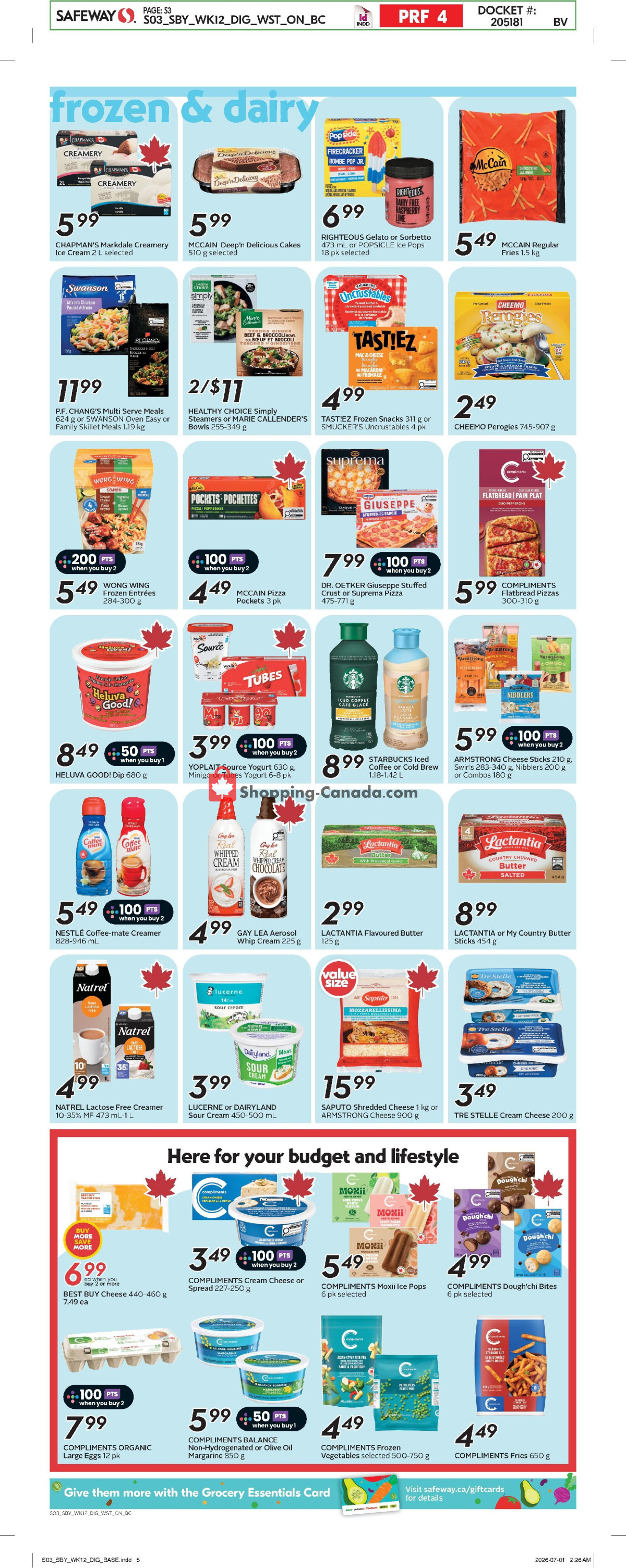 Safeway flyer from Thursday July 16, 2026 to Wednesday July 22, 2026 - page 11
