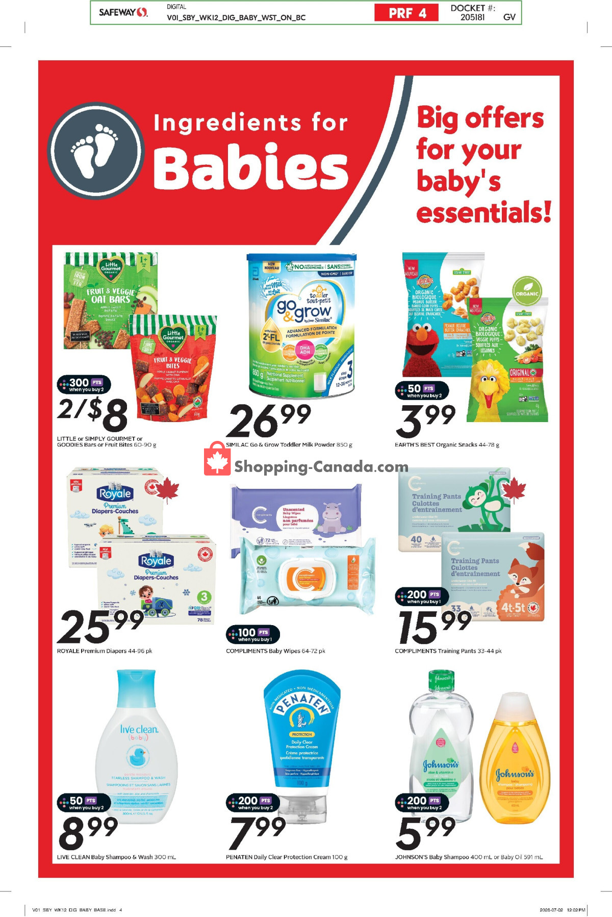 Safeway flyer from Thursday July 16, 2026 to Wednesday July 22, 2026 - page 20