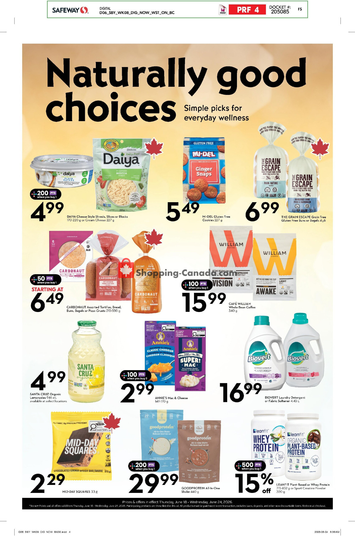 Safeway flyer from Thursday June 18, 2026 to Wednesday June 24, 2026 - page 18
