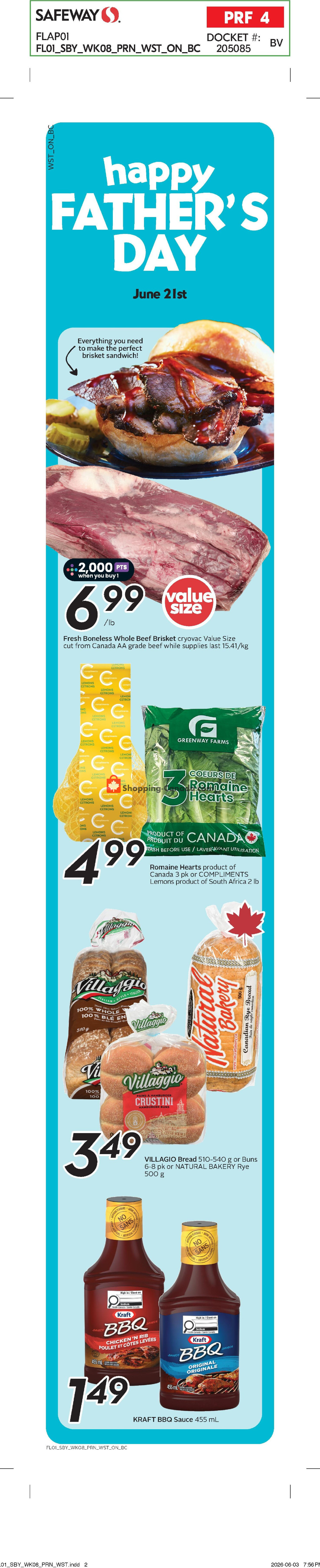 Safeway flyer from Thursday June 18, 2026 to Wednesday June 24, 2026 - page 2