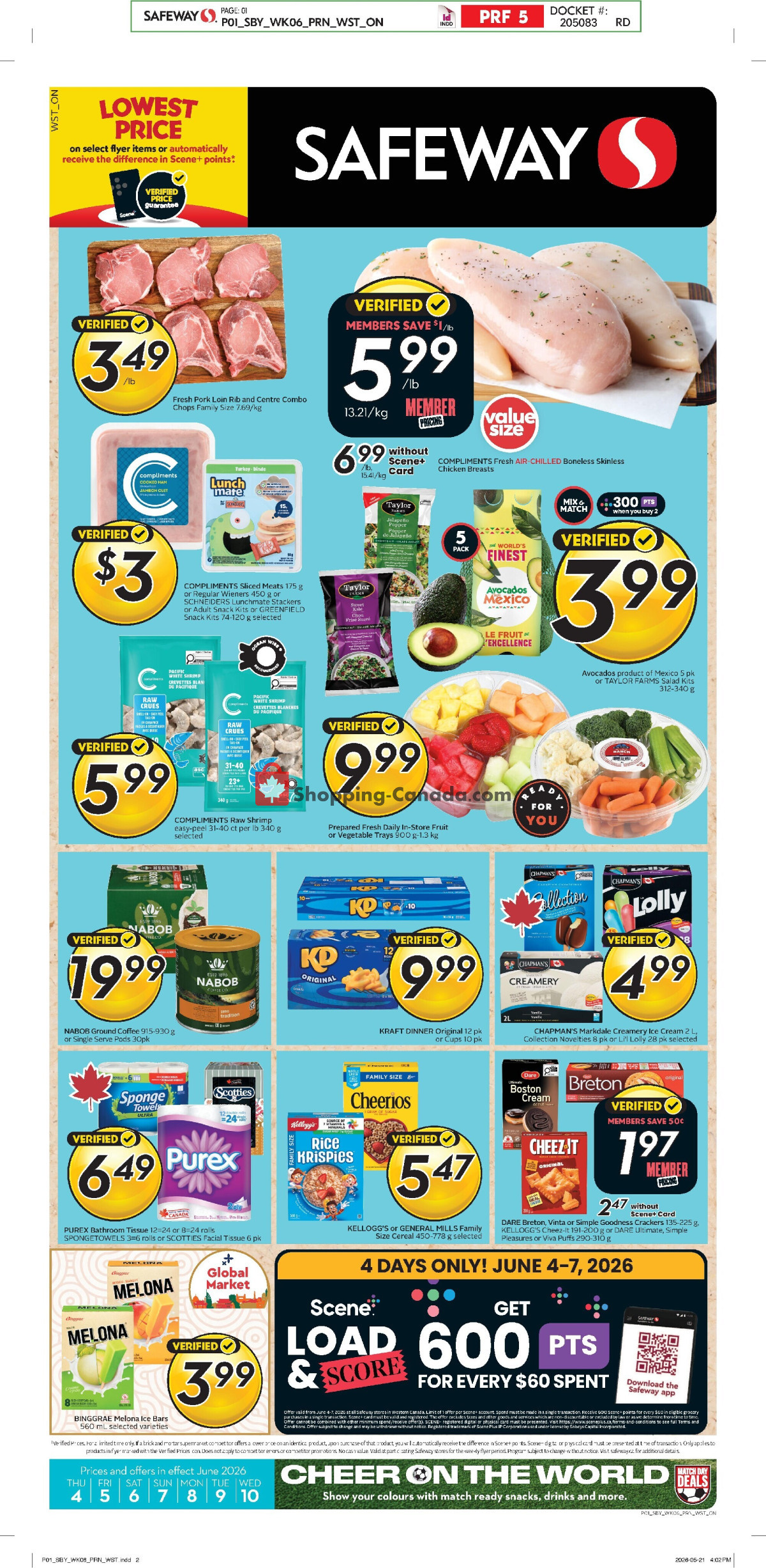 Safeway flyer from Thursday June 4, 2026 to Wednesday June 10, 2026 - page 1