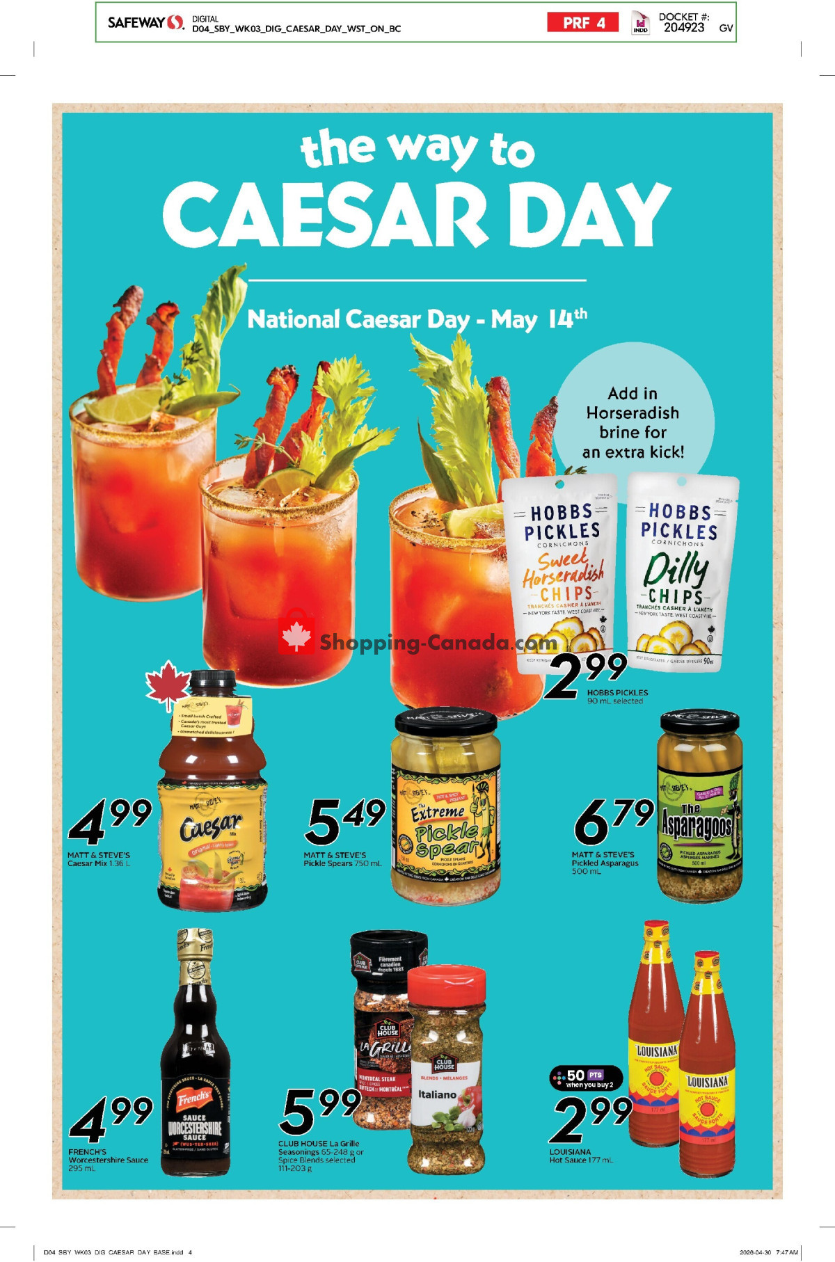 Safeway flyer from Thursday May 14, 2026 to Wednesday May 20, 2026 - page 17