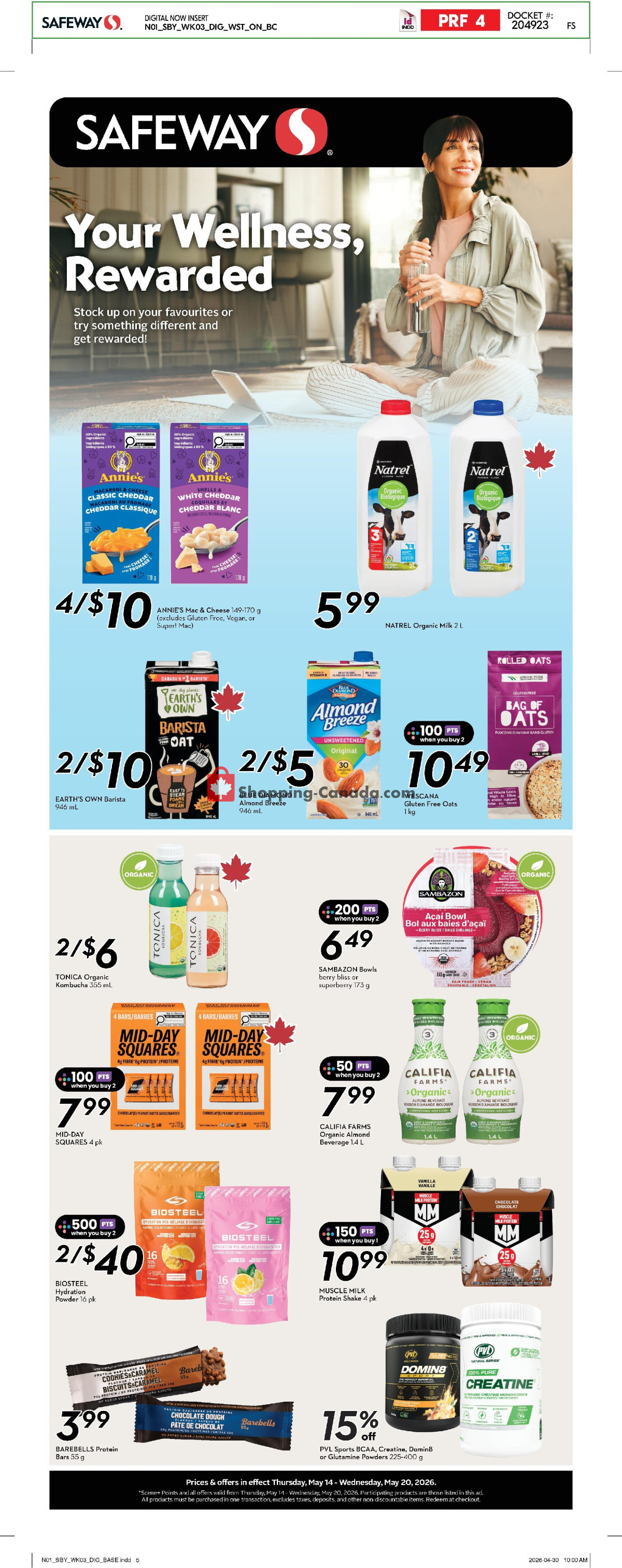 Safeway flyer from Thursday May 14, 2026 to Wednesday May 20, 2026 - page 23