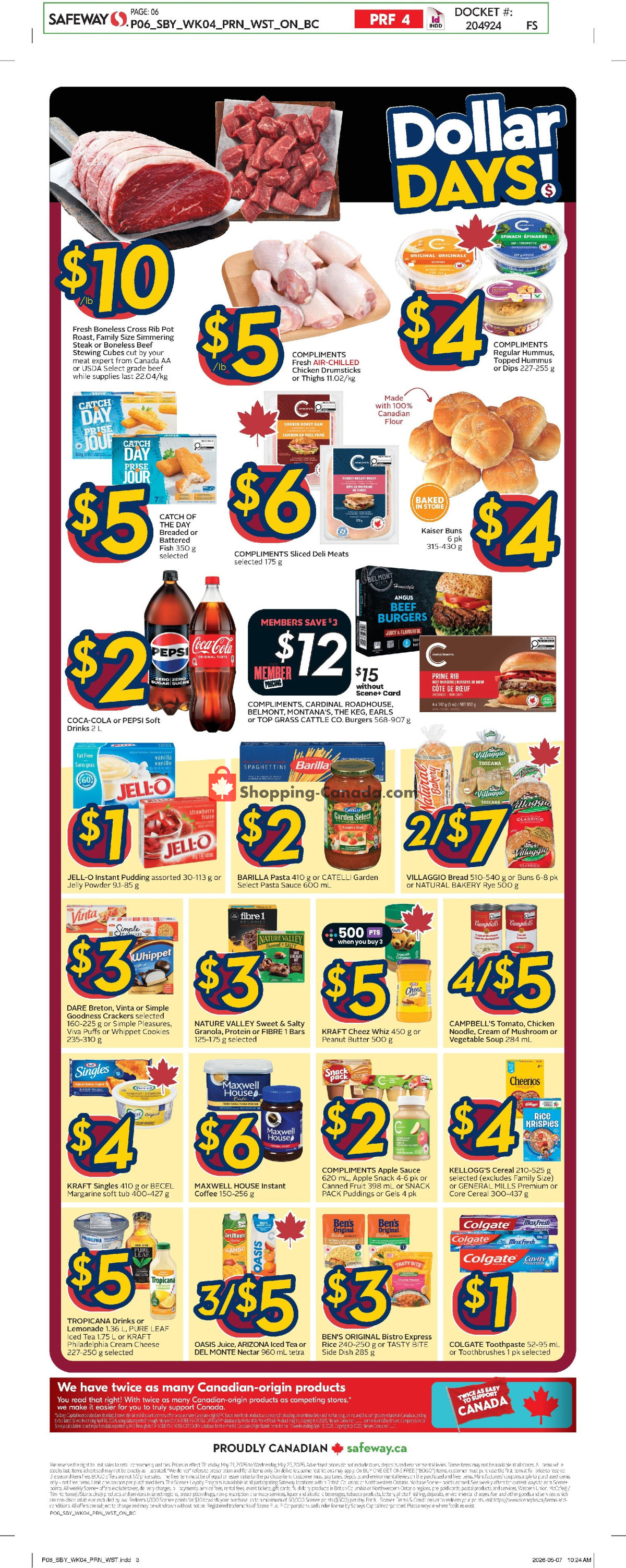 Safeway flyer from Thursday May 21, 2026 to Wednesday May 27, 2026 - page 4