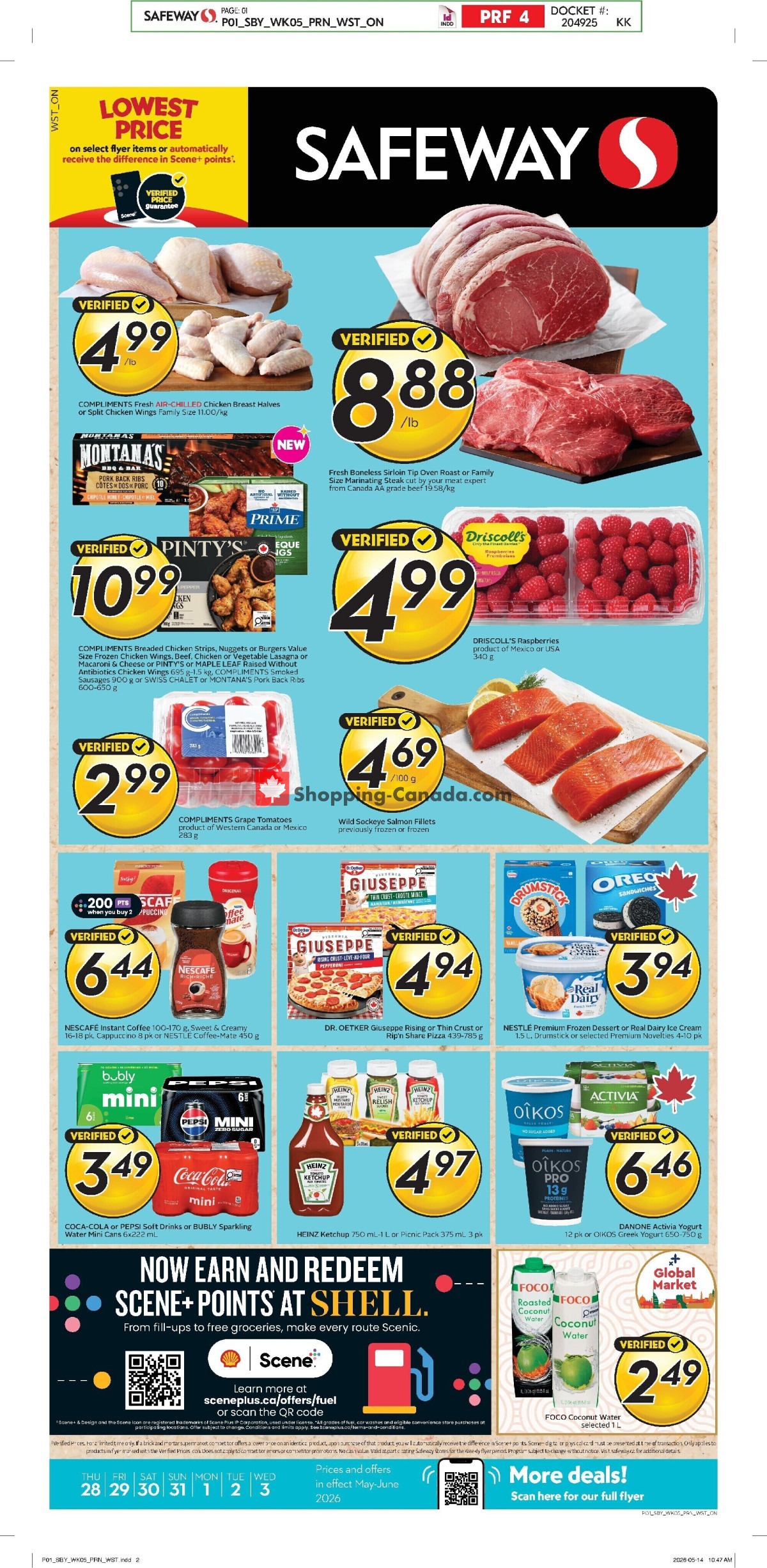 Safeway flyer from Thursday May 28, 2026 to Wednesday June 3, 2026 - page 9