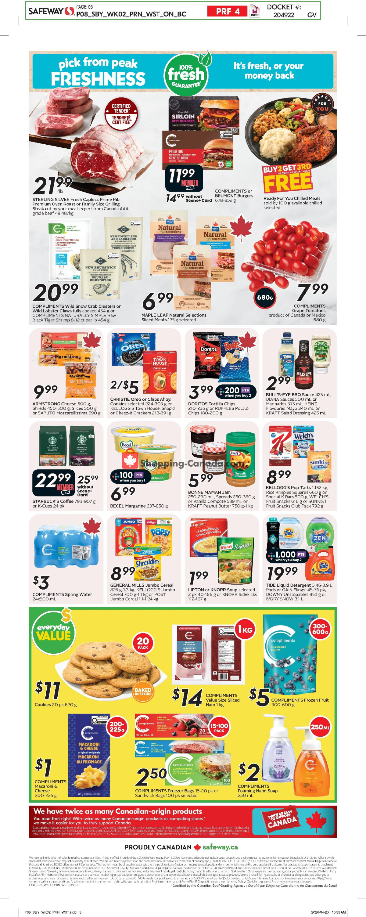 Safeway flyer from Thursday May 7, 2026 to Wednesday May 13, 2026 - page 4