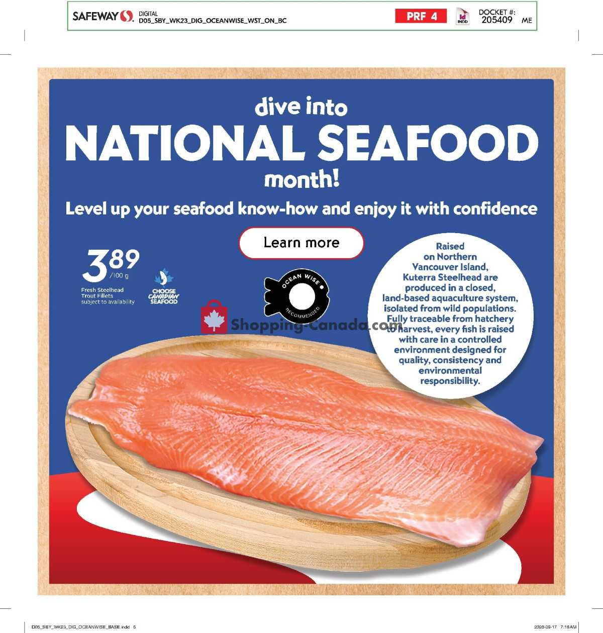 Safeway flyer from Thursday October 1, 2026 to Wednesday October 7, 2026 - page 18