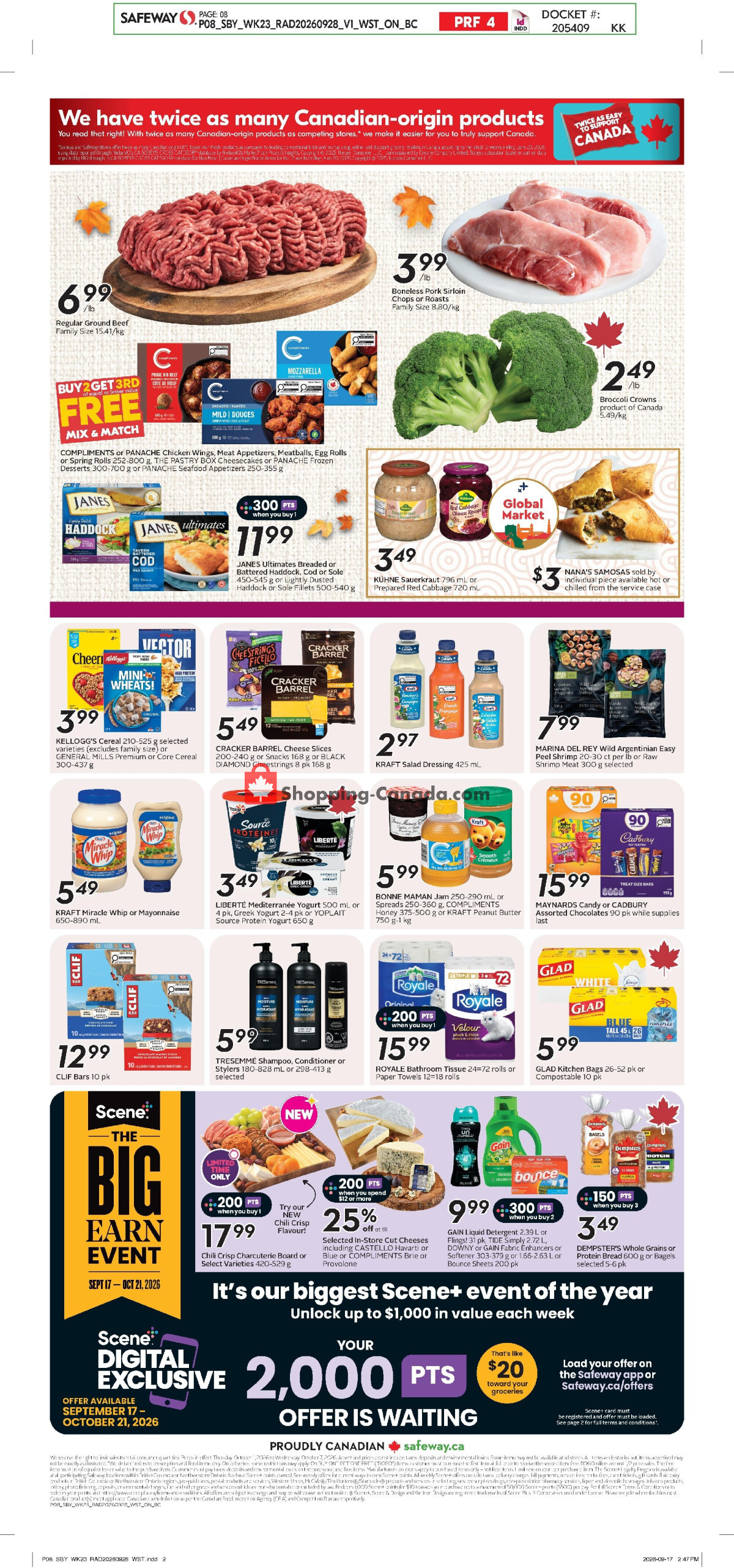 Safeway flyer from Thursday October 1, 2026 to Wednesday October 7, 2026 - page 3