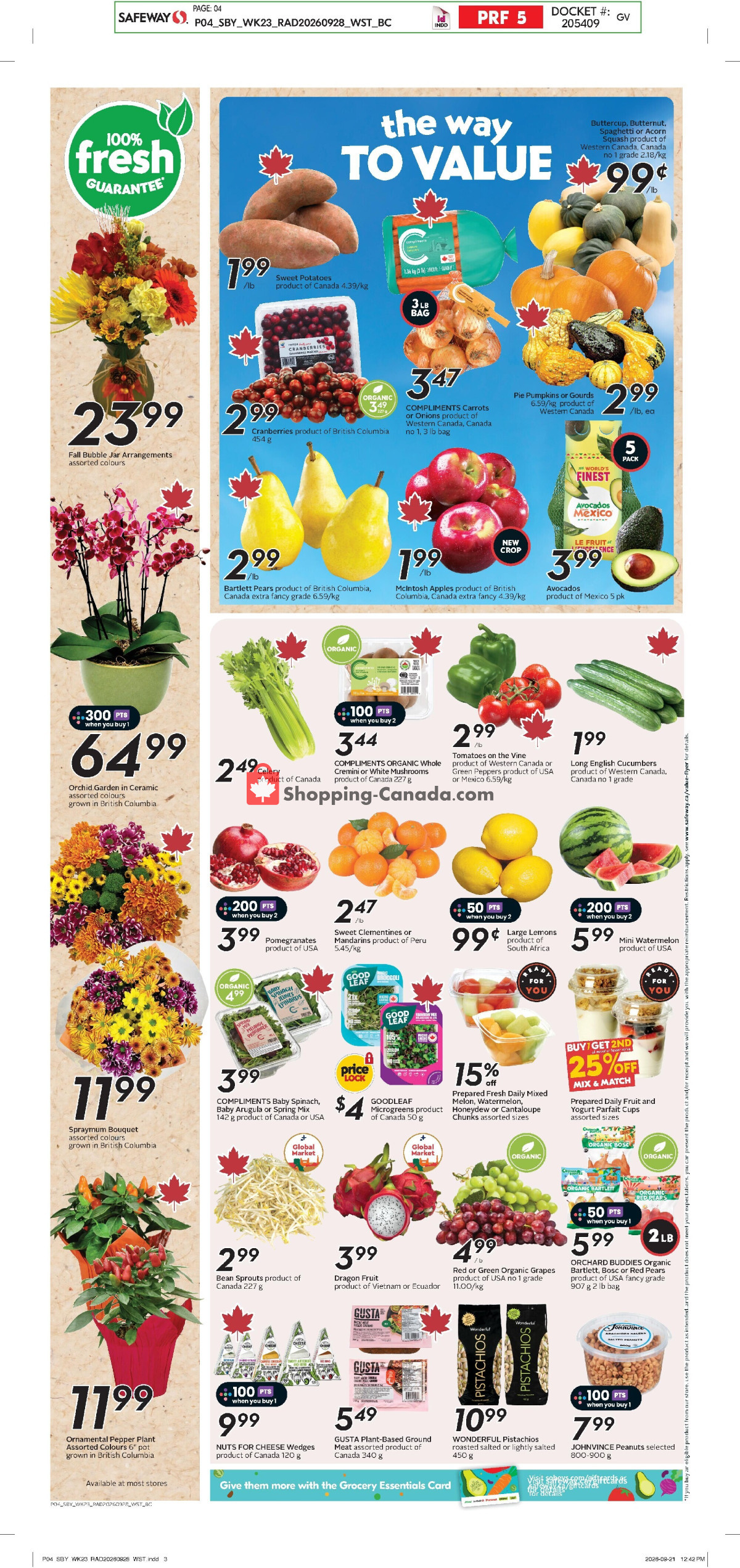 Safeway flyer from Thursday October 1, 2026 to Wednesday October 7, 2026 - page 6