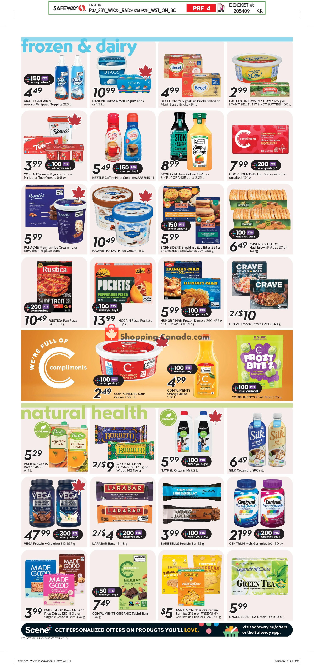 Safeway flyer from Thursday October 1, 2026 to Wednesday October 7, 2026 - page 9