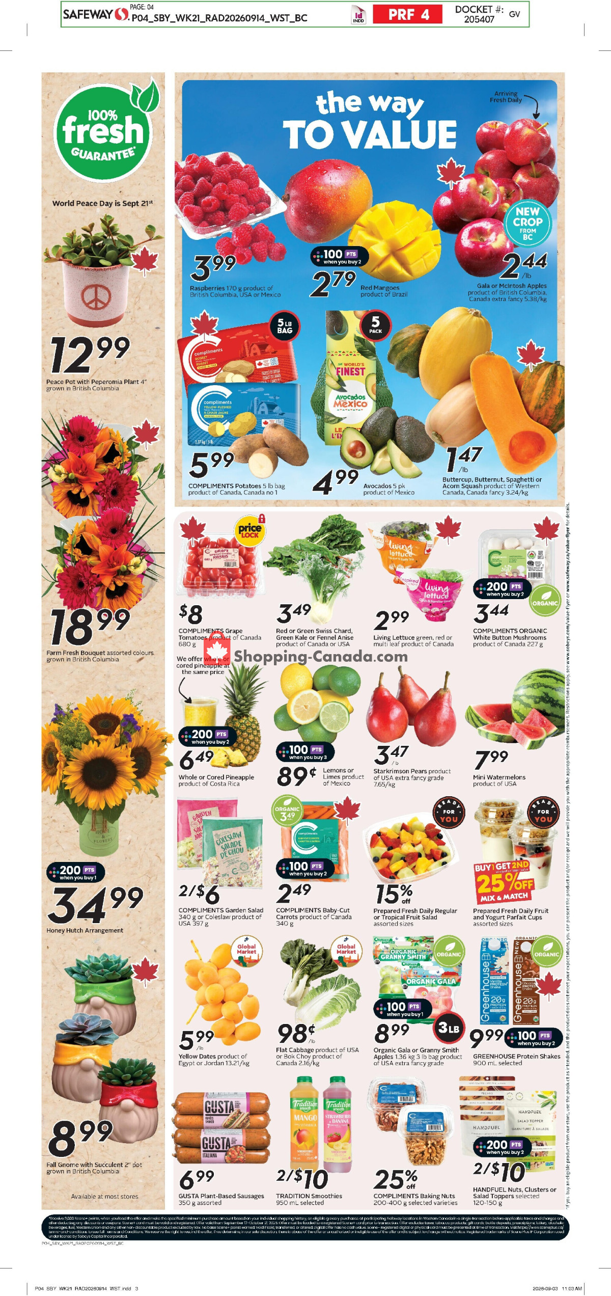 Safeway flyer from Thursday September 17, 2026 to Wednesday September 23, 2026 - page 6