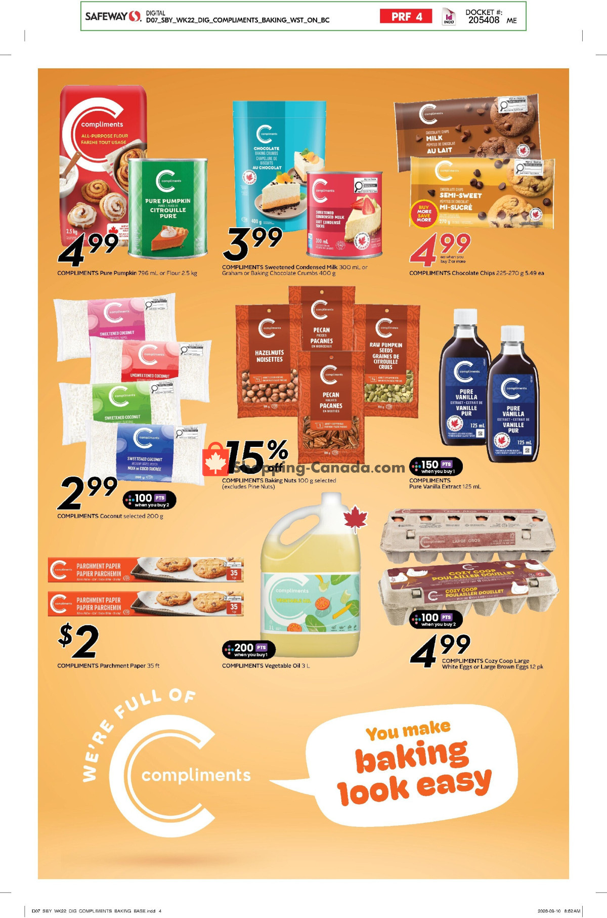 Safeway flyer from Thursday September 24, 2026 to Wednesday September 30, 2026 - page 20