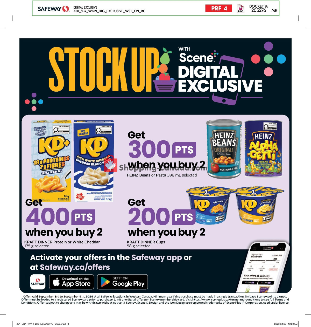 Safeway flyer from Thursday September 3, 2026 to Wednesday September 9, 2026 - page 15