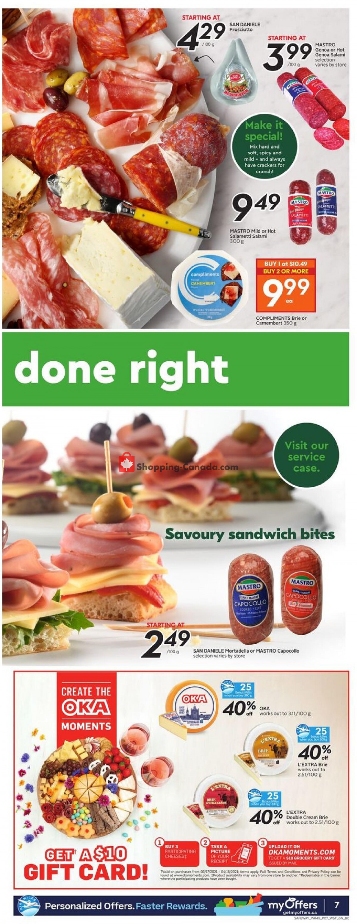 Safeway flyer from Thursday April 1, 2021 to Wednesday April 7, 2021 - page 11
