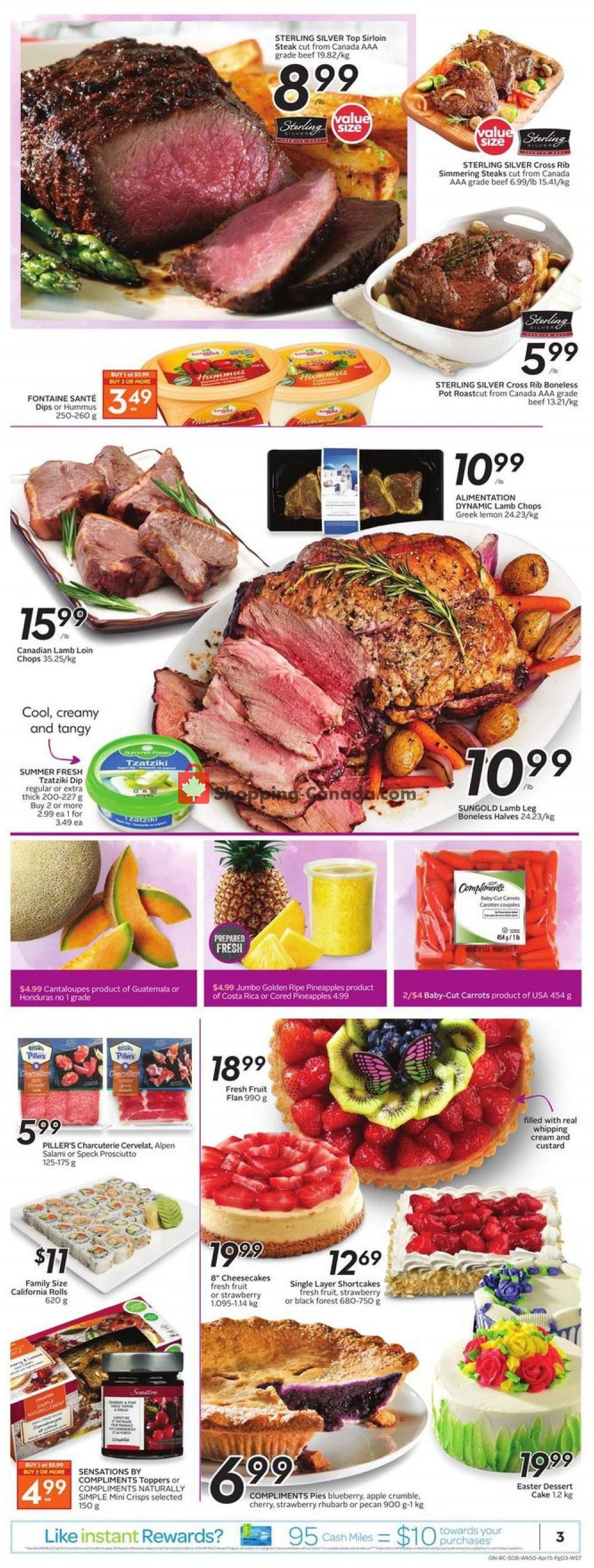 Safeway Canada, flyer (Happy Easter ON) April 9 April 15, 2020