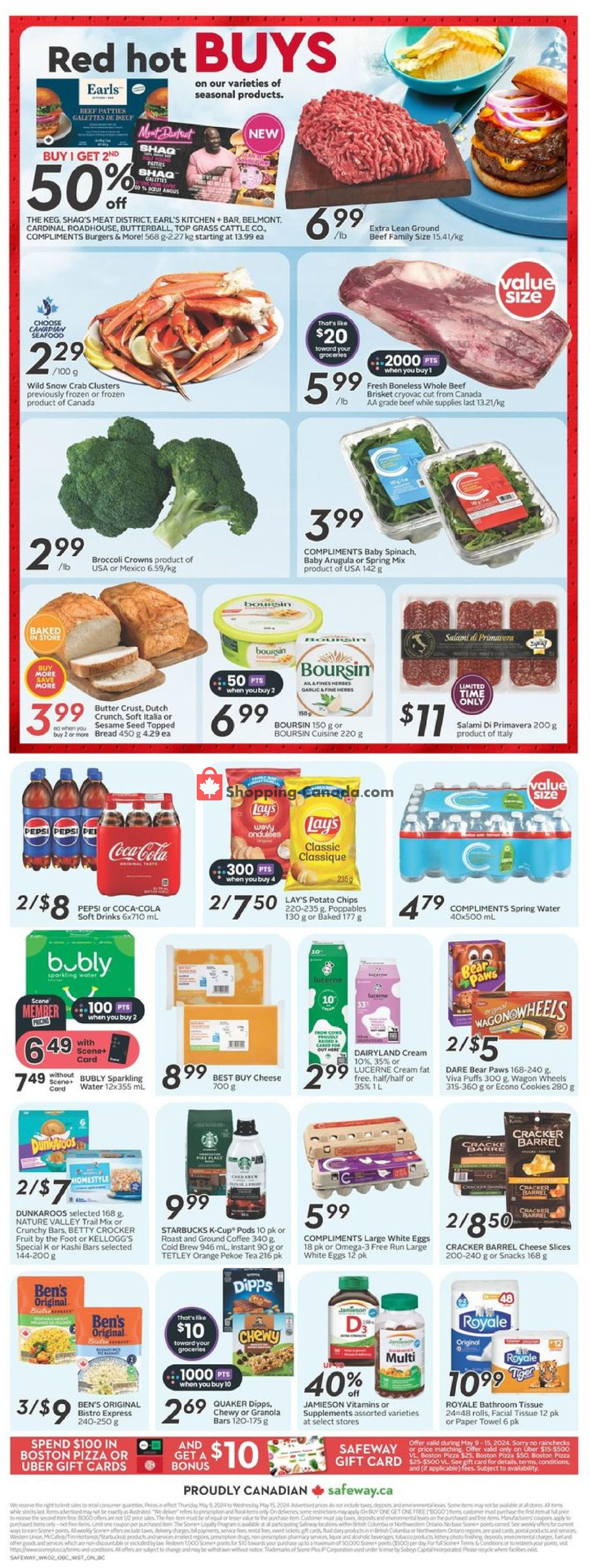 Safeway flyer from Thursday May 9, 2024 to Wednesday May 15, 2024 - page 4