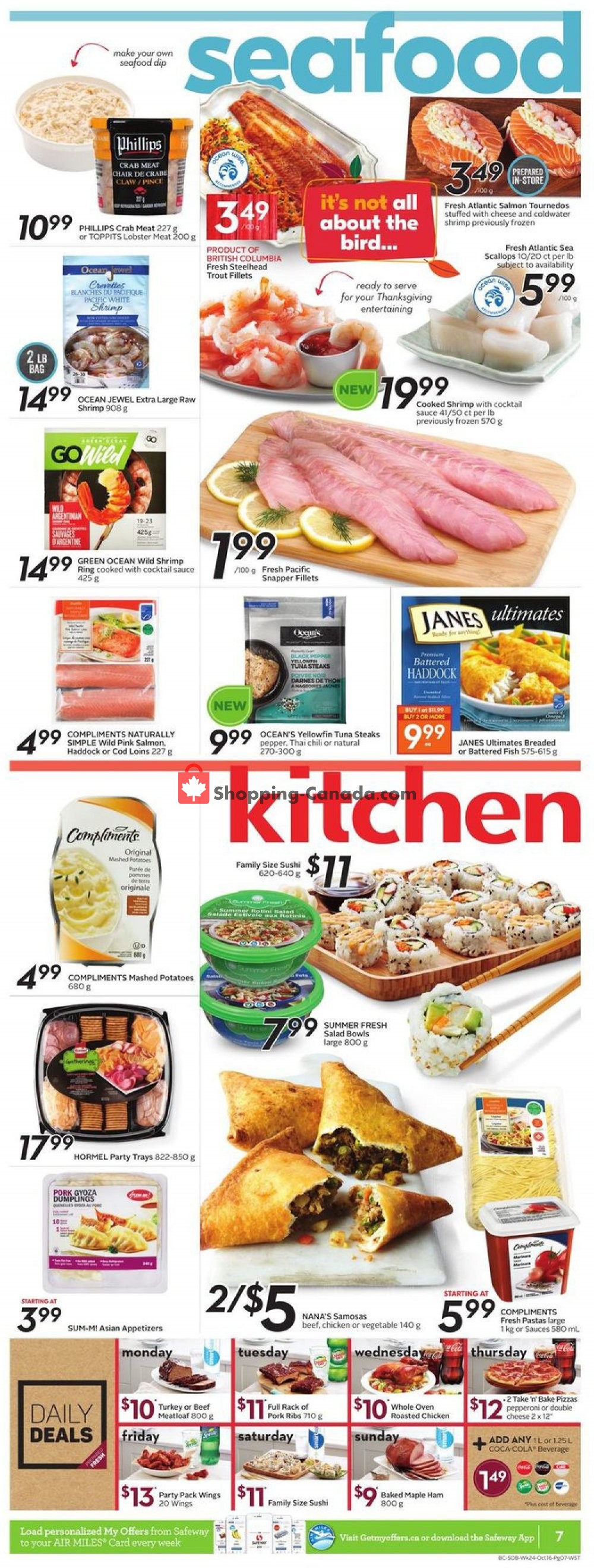 Safeway flyer from Thursday October 10, 2019 to Wednesday October 16, 2019 - page 14