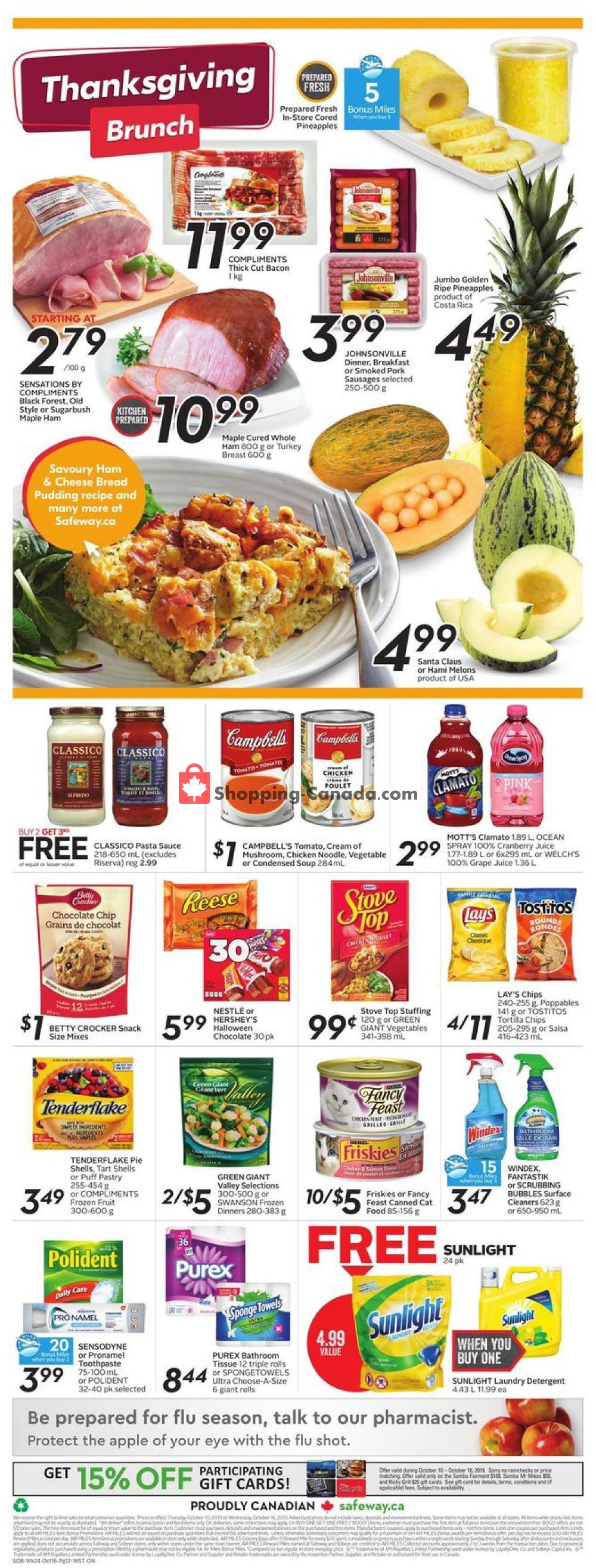 Safeway flyer from Thursday October 10, 2019 to Wednesday October 16, 2019 - page 19