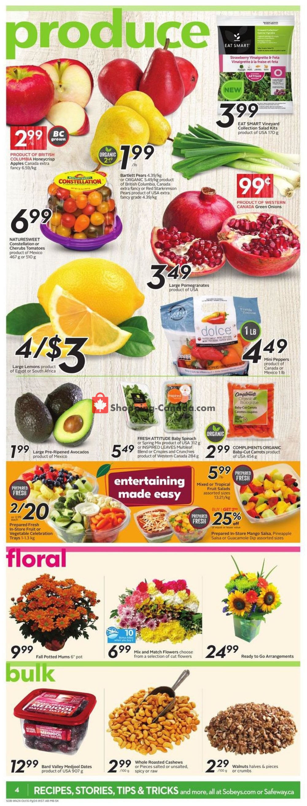 Safeway flyer from Thursday October 10, 2019 to Wednesday October 16, 2019 - page 10