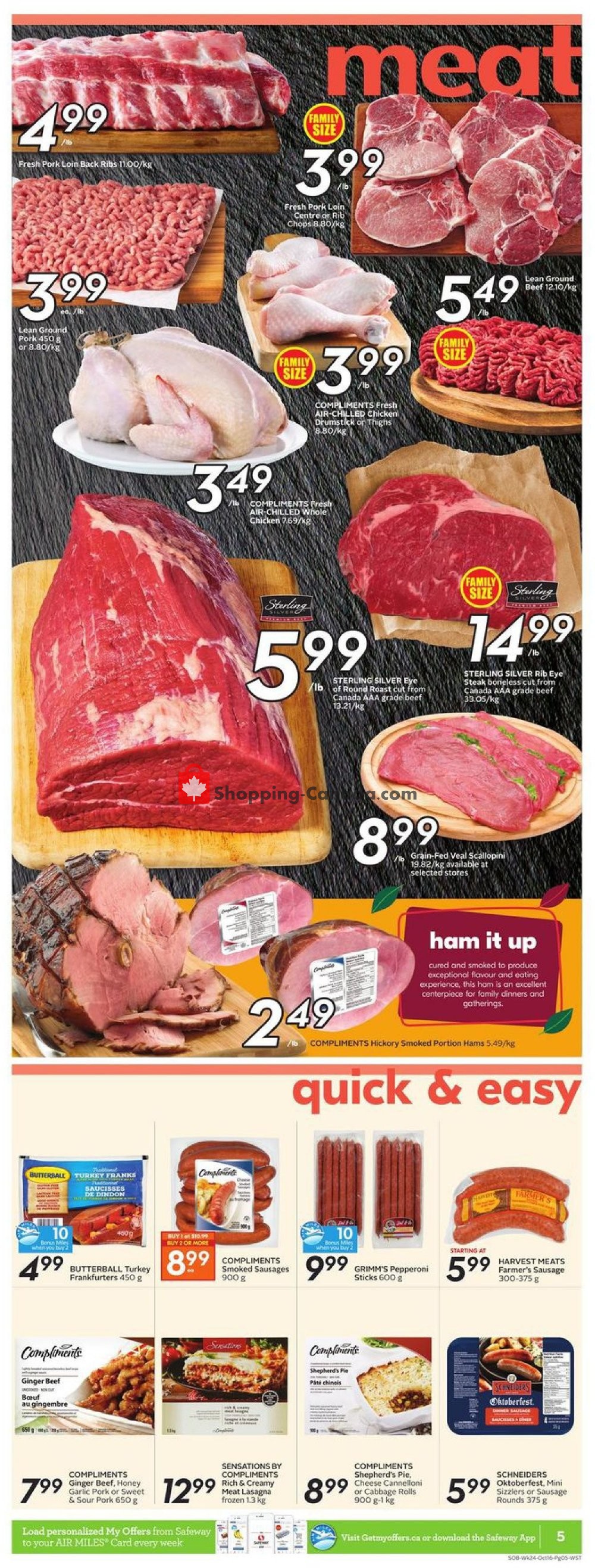 Safeway flyer from Thursday October 10, 2019 to Wednesday October 16, 2019 - page 12