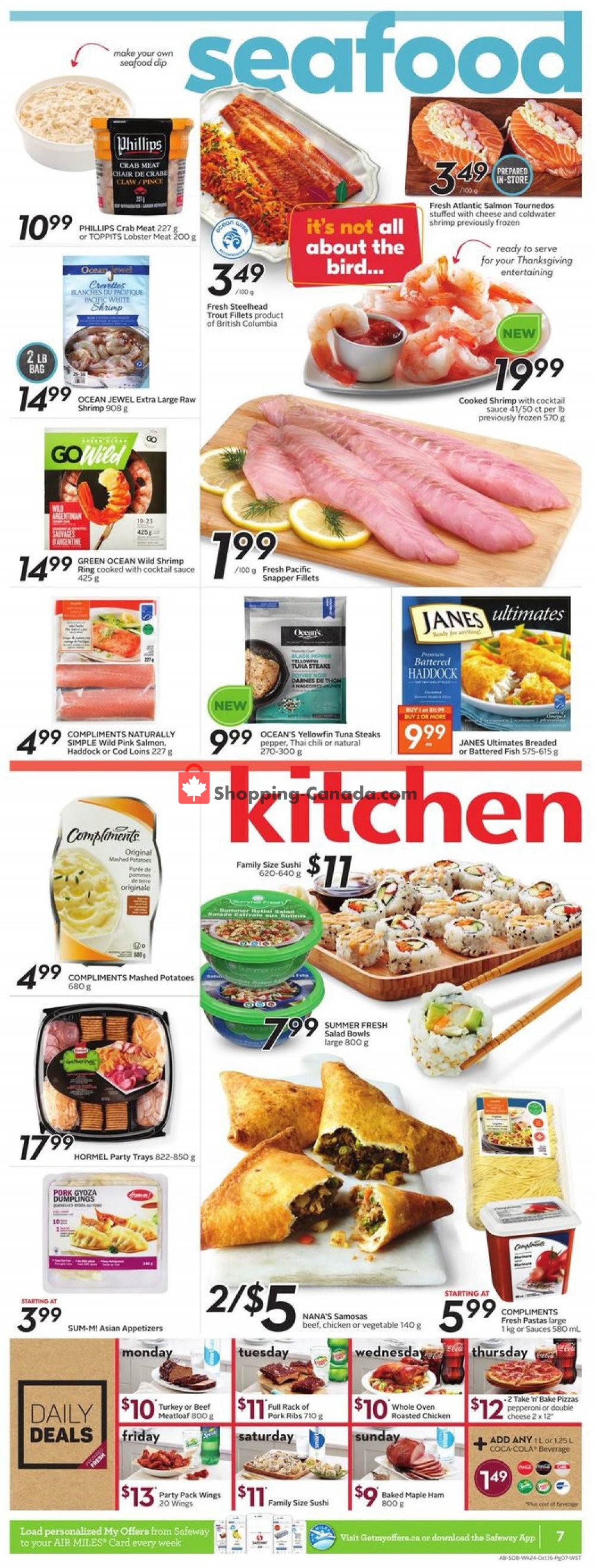 Safeway flyer from Thursday October 10, 2019 to Wednesday October 16, 2019 - page 14