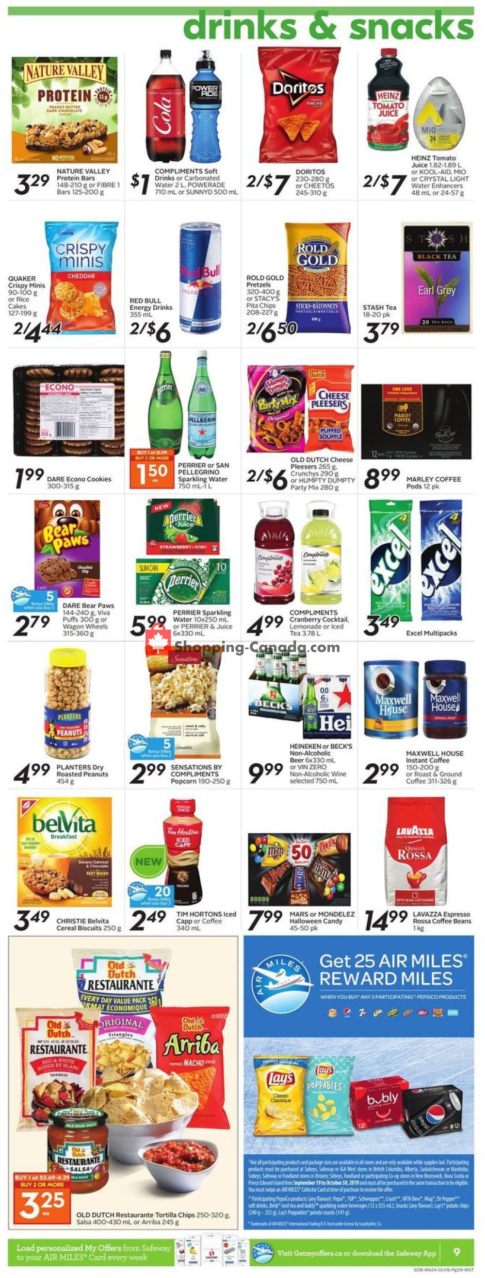 Safeway flyer from Thursday October 10, 2019 to Wednesday October 16, 2019 - page 16