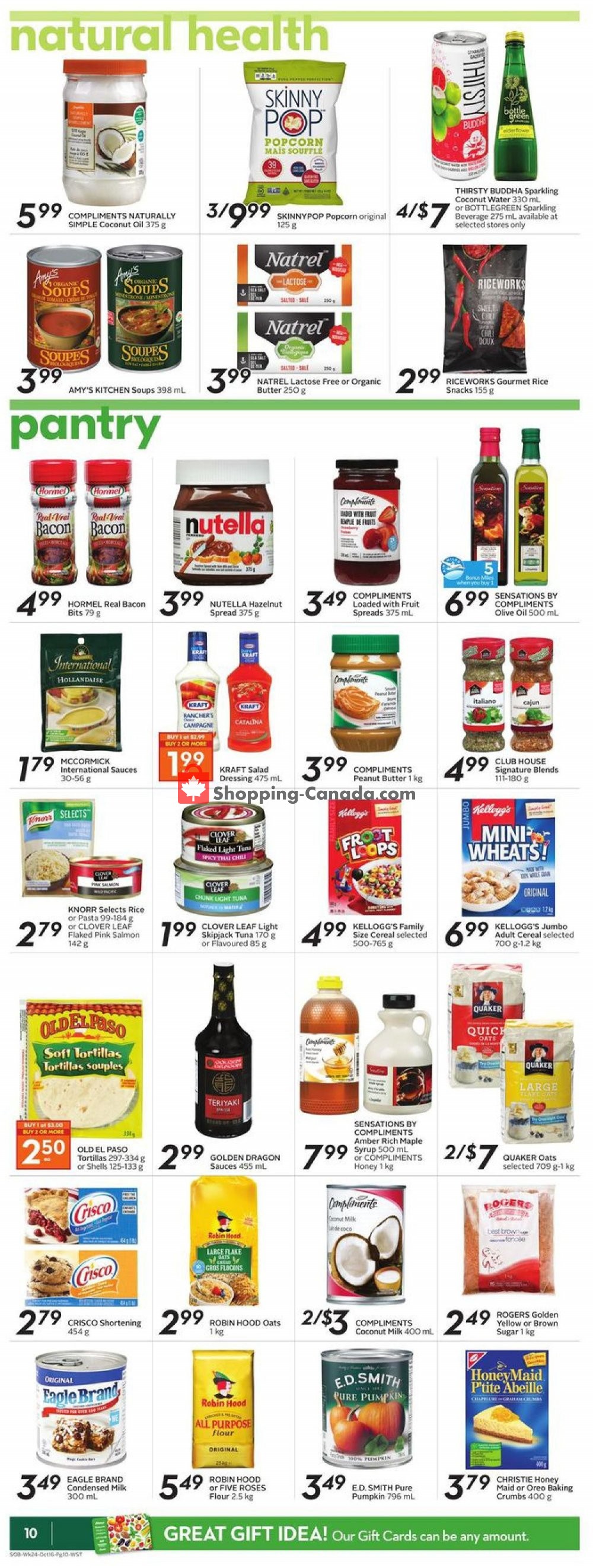 Safeway flyer from Thursday October 10, 2019 to Wednesday October 16, 2019 - page 17