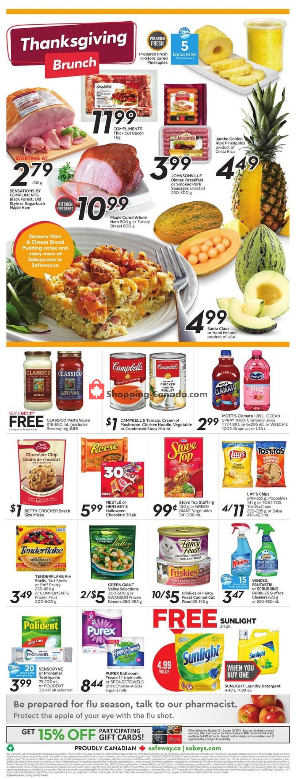 Safeway flyer from Thursday October 10, 2019 to Wednesday October 16, 2019 - page 19