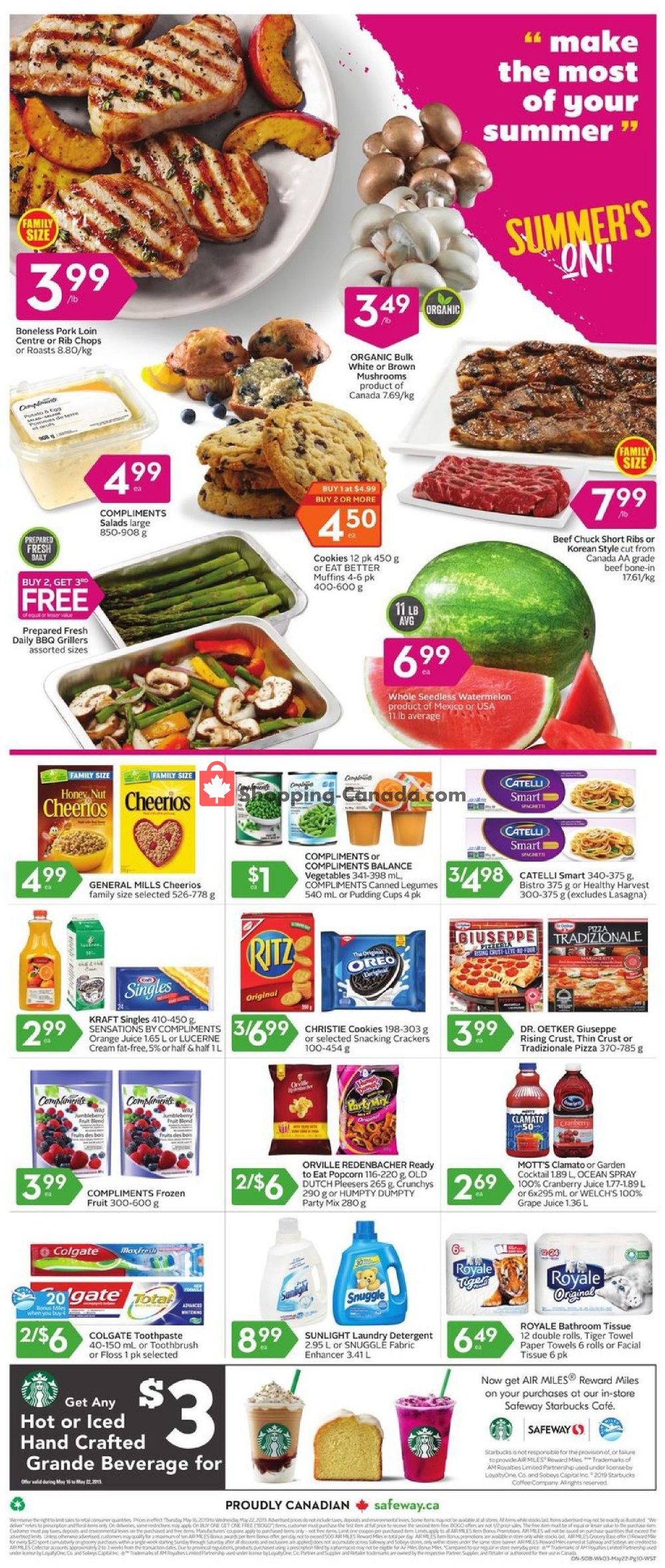 Safeway flyer from Thursday May 16, 2019 to Wednesday May 22, 2019 - page 12