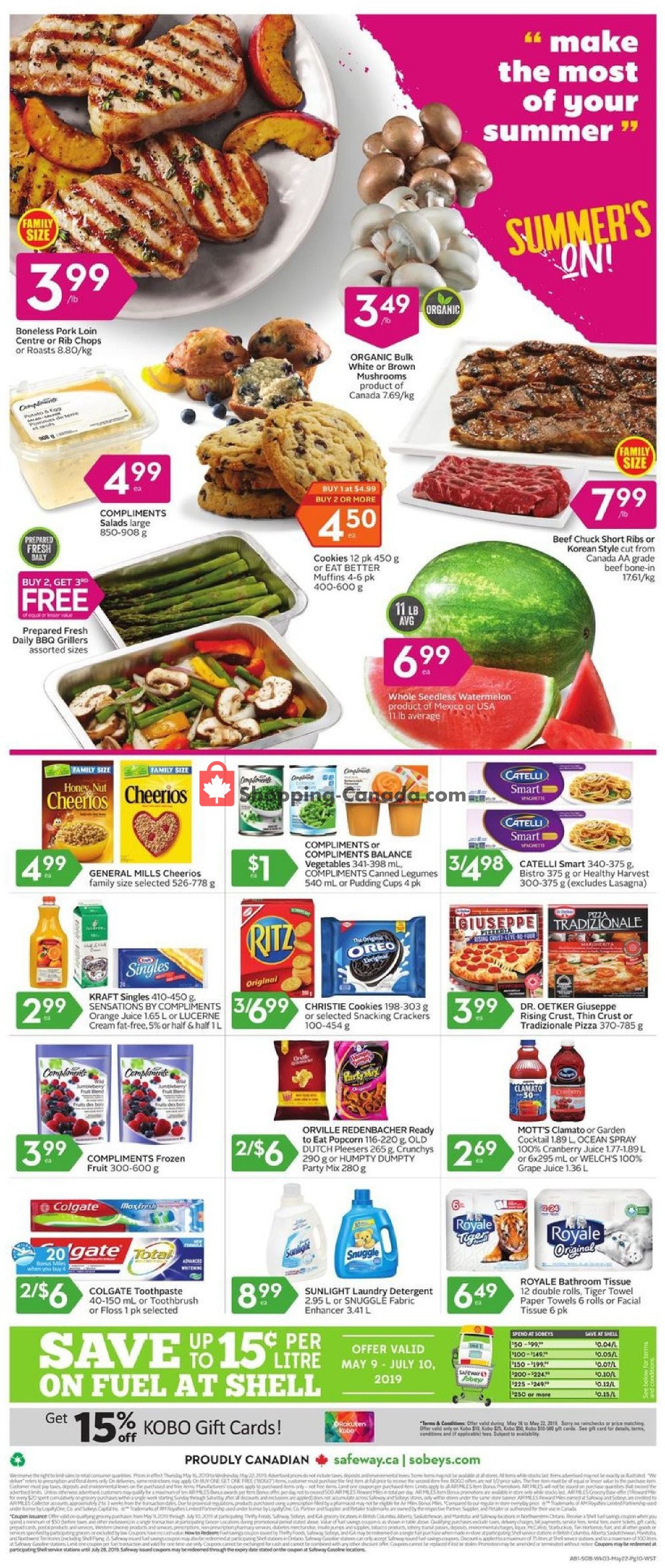 Safeway flyer from Thursday May 16, 2019 to Wednesday May 22, 2019 - page 12