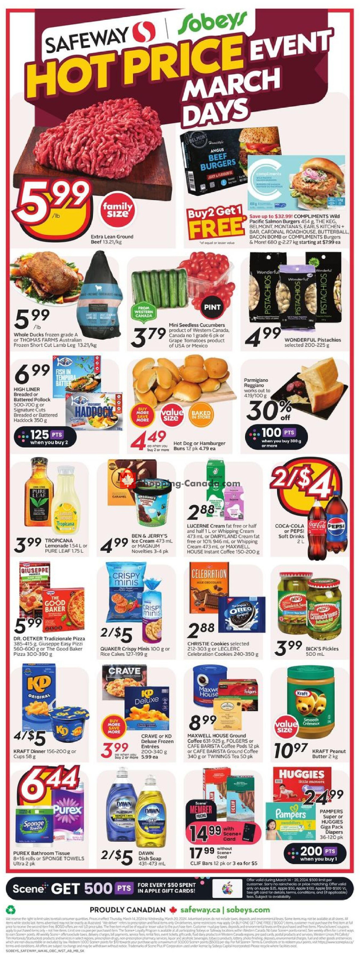 Safeway flyer from Thursday March 14, 2024 to Wednesday March 20, 2024 - page 4