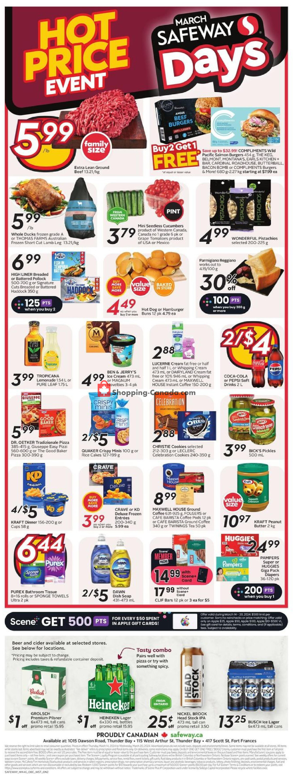 Safeway flyer from Thursday March 14, 2024 to Wednesday March 20, 2024 - page 4